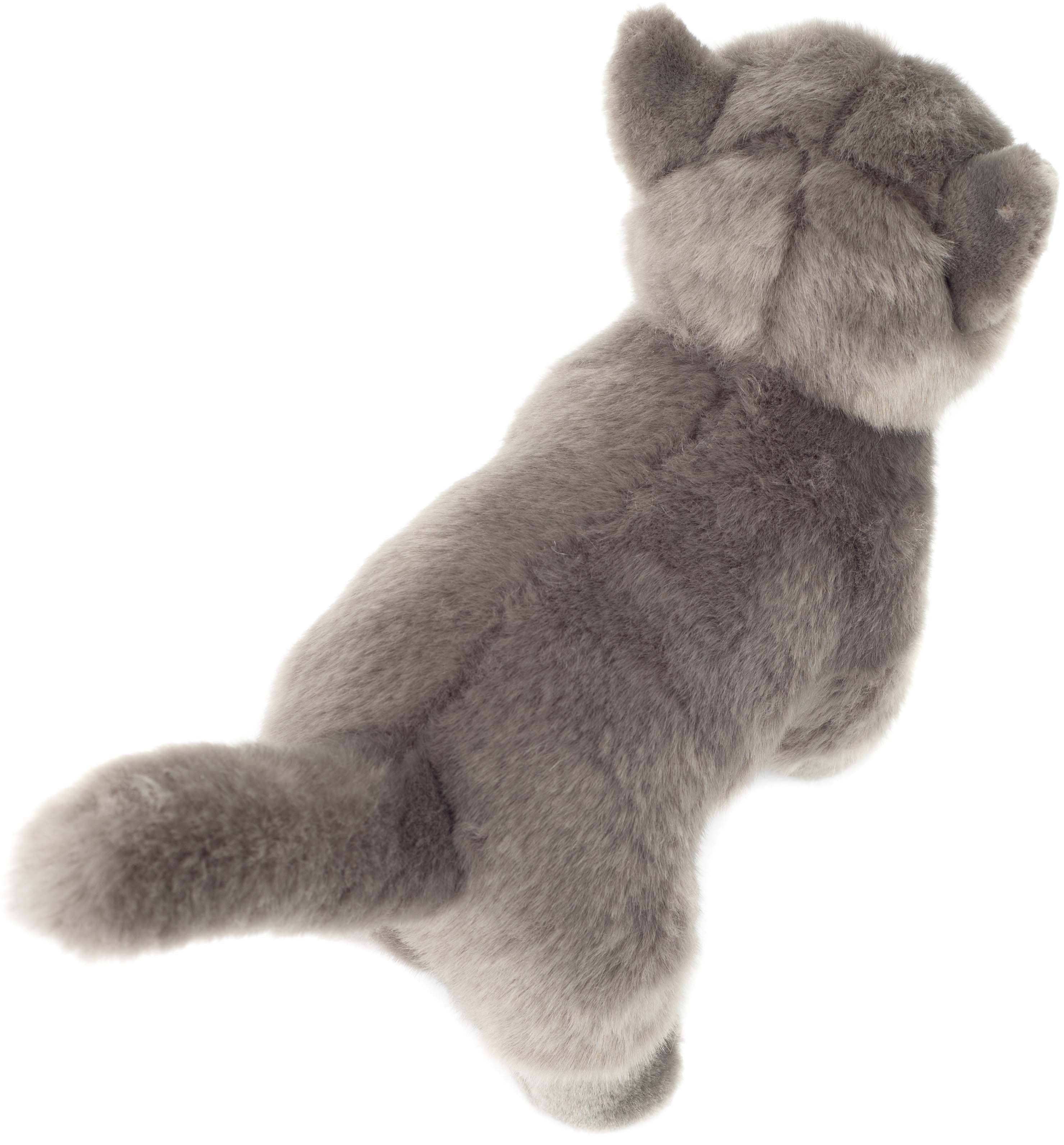Teddy Hermann® Kuscheltier Kartäuser Katze 20 cm, zum Teil aus recyceltem Material