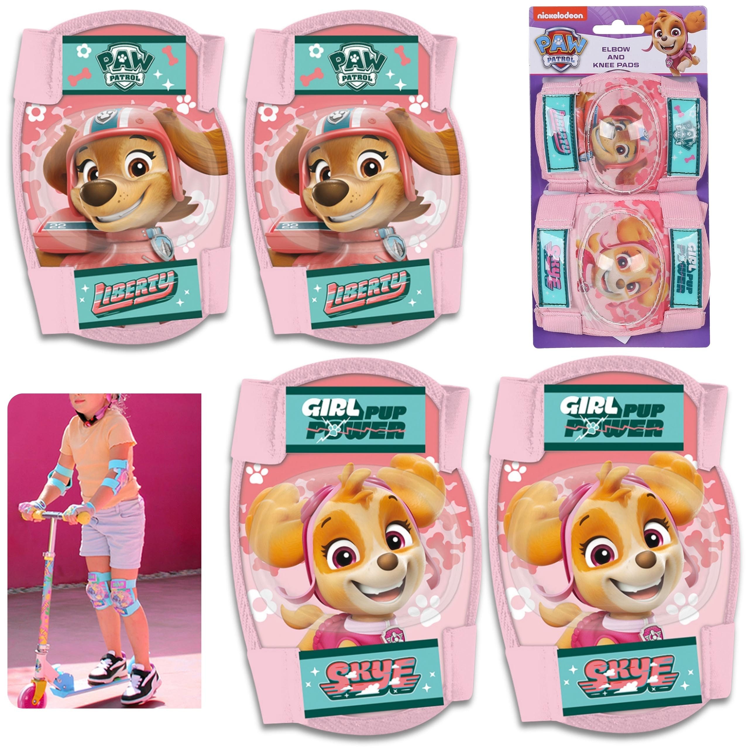 Knieschutz Paw Patrol Skye Liberty Rosa Kinder Knie- und Ellbogenschoner,Mädchen