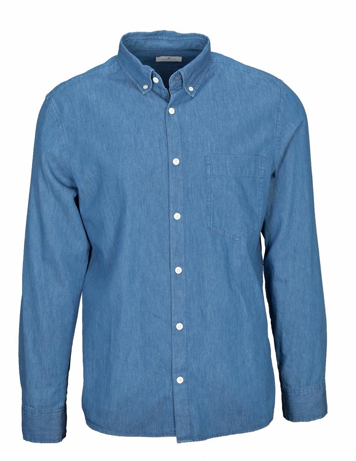 Blusenshirt He.-Freizeithemd 1/1