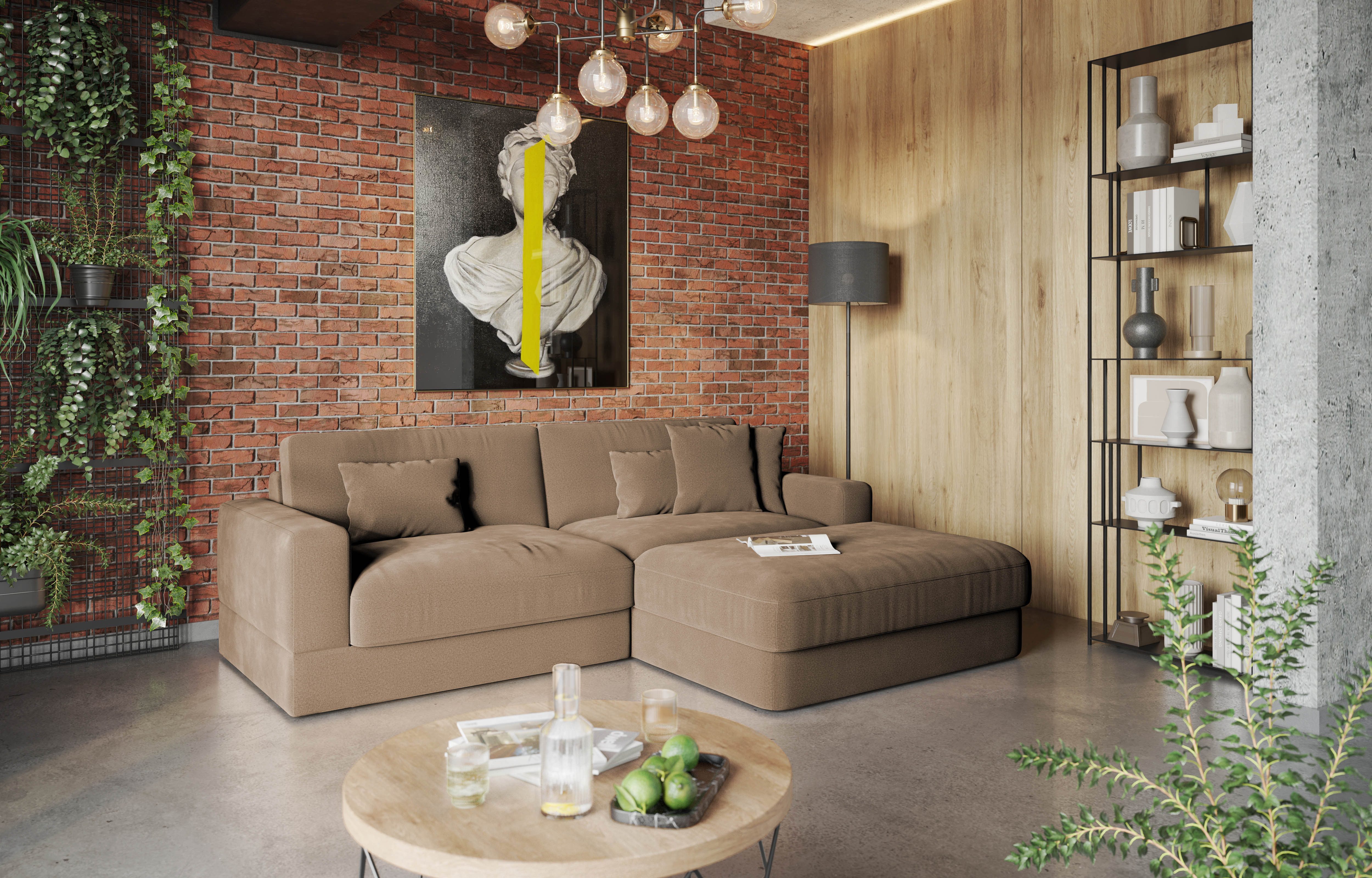 RAUM.ID Ecksofa Innovid L-Form, Modernes Modul-Polsterprogramm