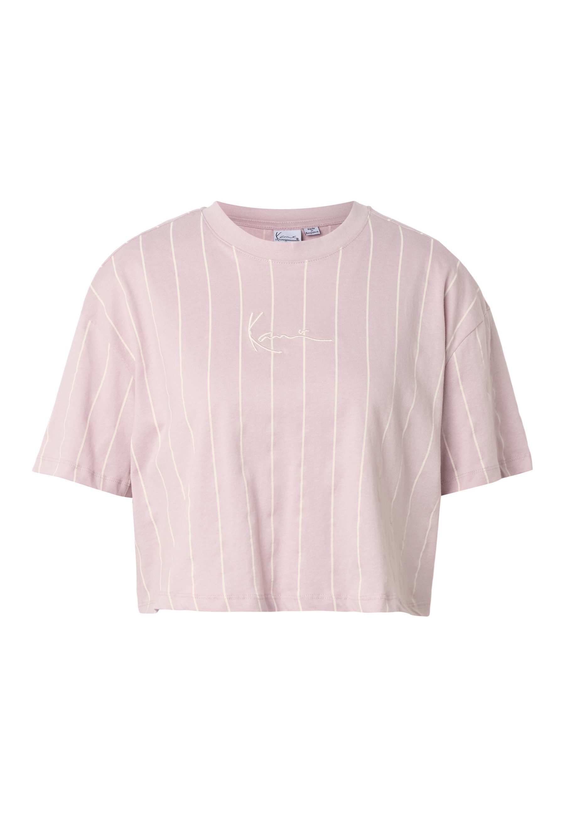 Karl Kani T-Shirt Karl Kani Small Signature Pinstripe Crop Tee (1-tlg)