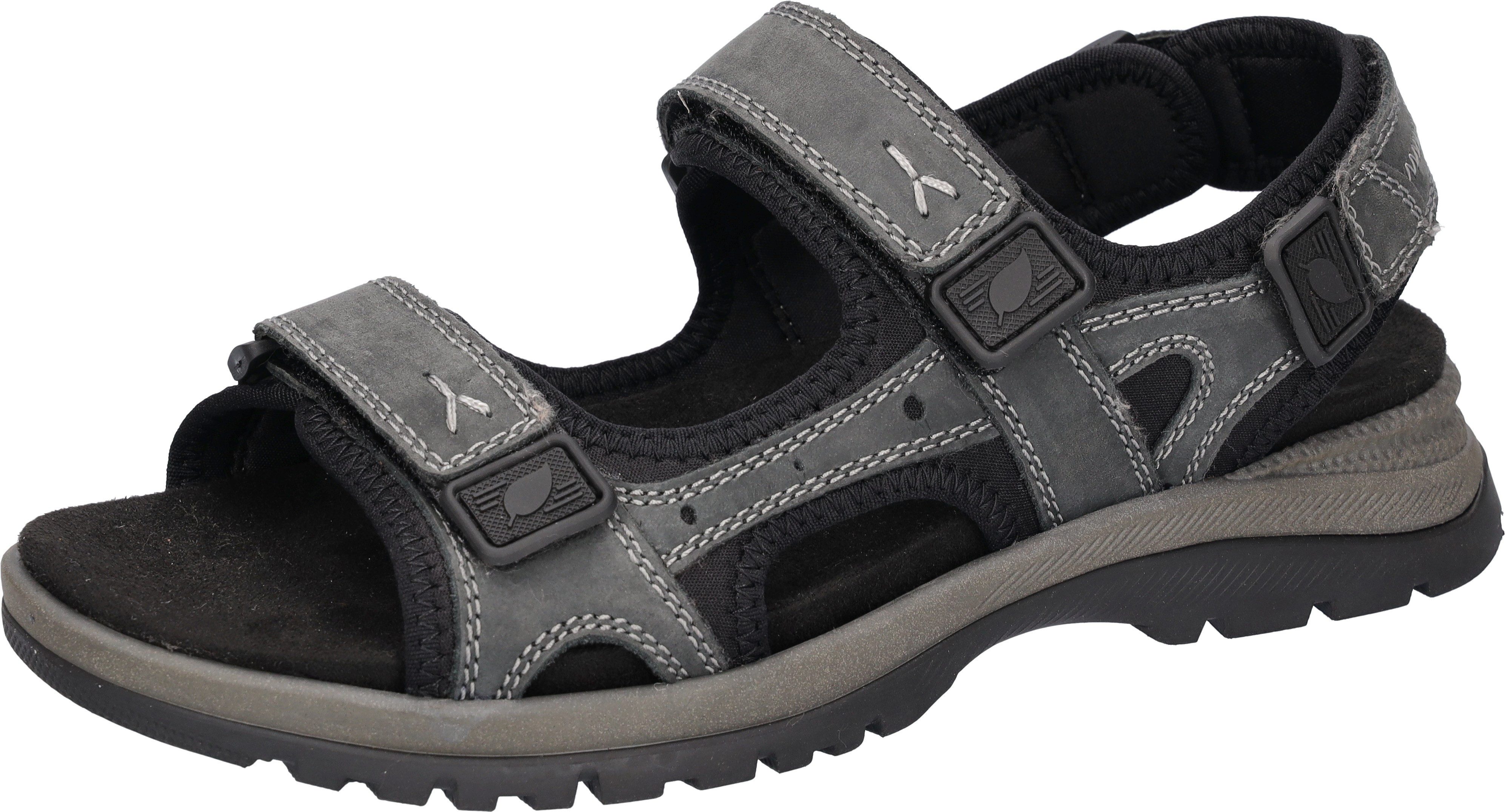 Waldläufer H-TARO Trekkingsandale Outdoorsandale, Klettsandale in Komfortweite H (sehr weit)