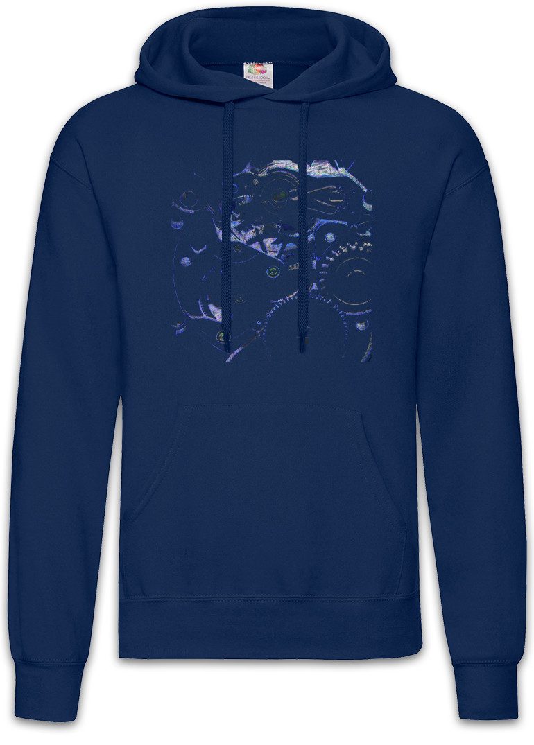 Urban Backwoods Hoodie Uhrwerk III Herren Hoodie Uhr Uhrmacher Clockwork Uhren Watch Sammler (1-tlg) Mechaniker Mechanik Collector Technologie