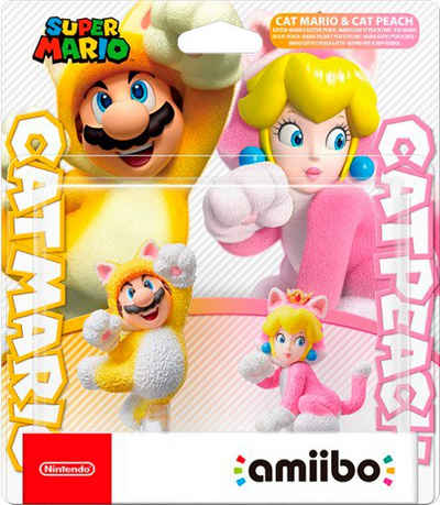Nintendo Spielfigur amiibo Doppelpack Katzen-Mario und Katzen-Peach, (Set, 2-tlg)