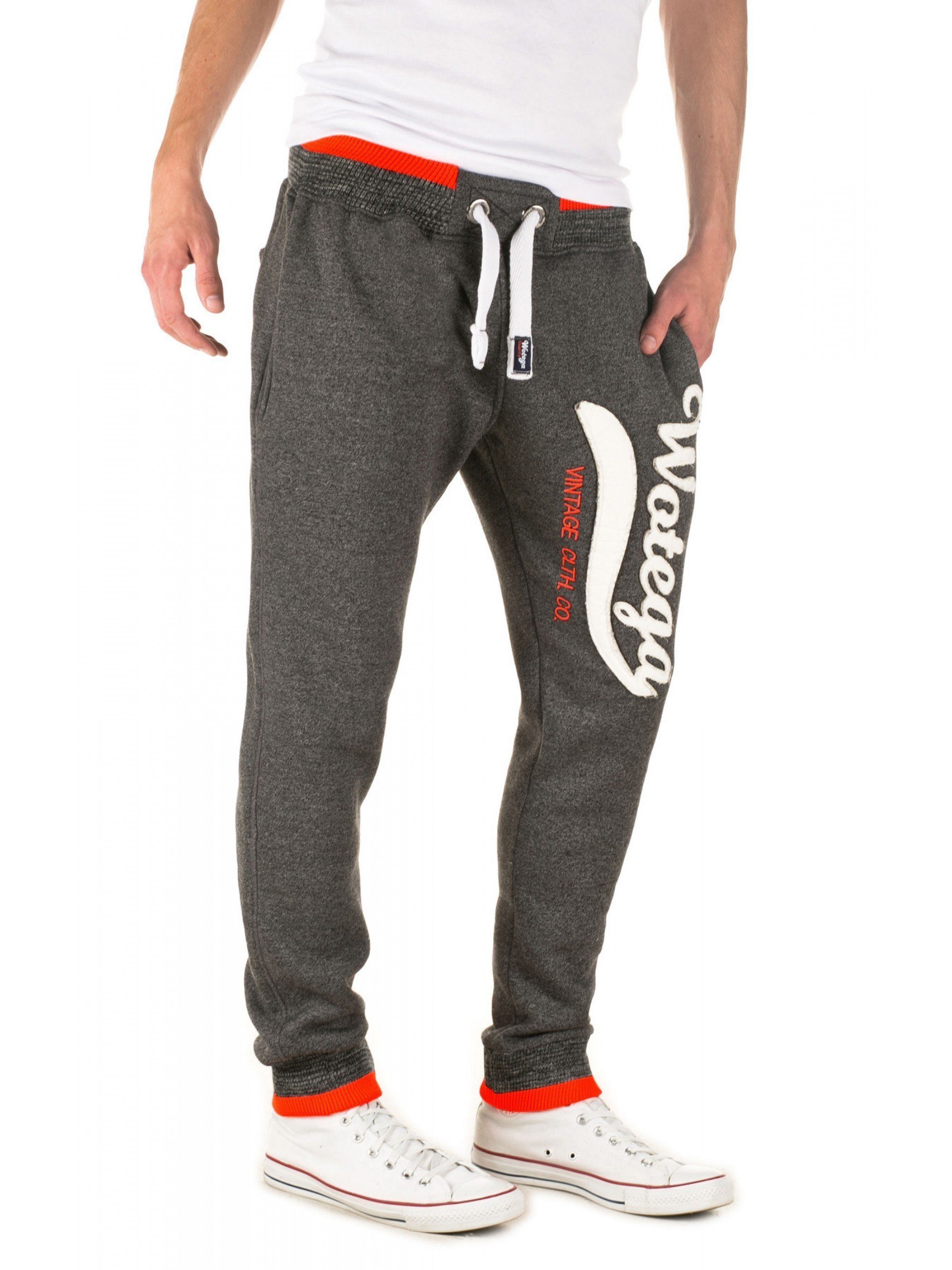 WOTEGA Jogginghose Sweatpants Isaac (1-tlg) Asphalt (190201)