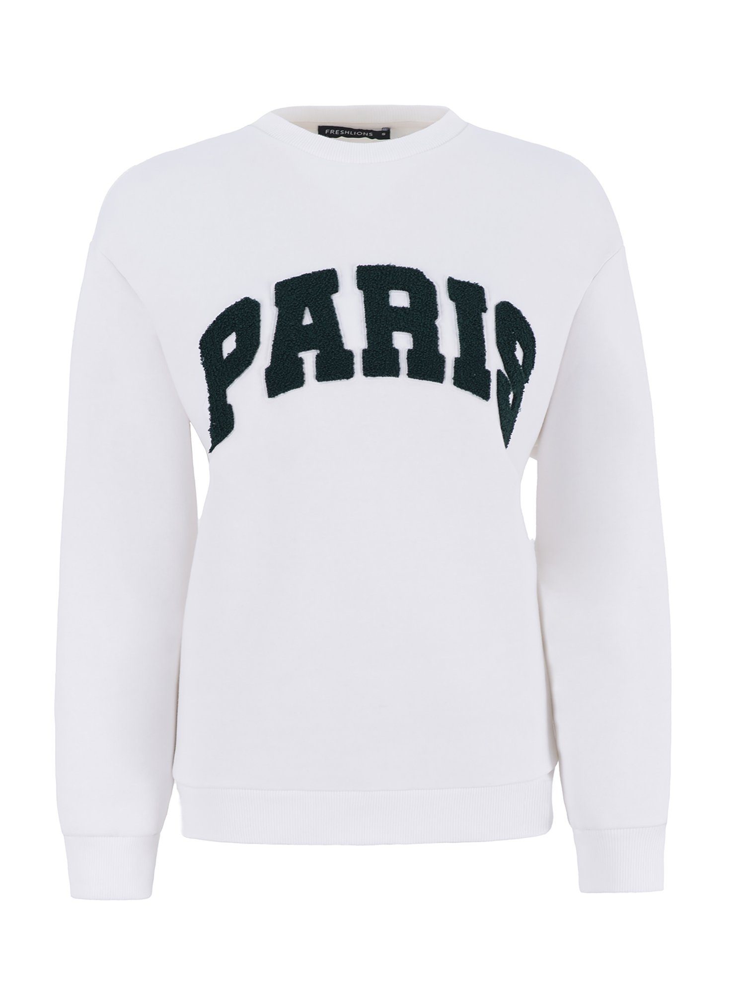 Freshlions Freshlions Oversize creme Paris Embroidery Sweater Sweater