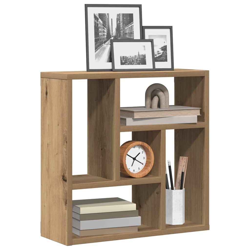 Holz Lichter Wandregal Wandregal Eiche Holzoptik – Modernes Regal für Wohnzimmer, Wandregal in Eiche Dekor – robust, modern & vielseitig einsetzbar