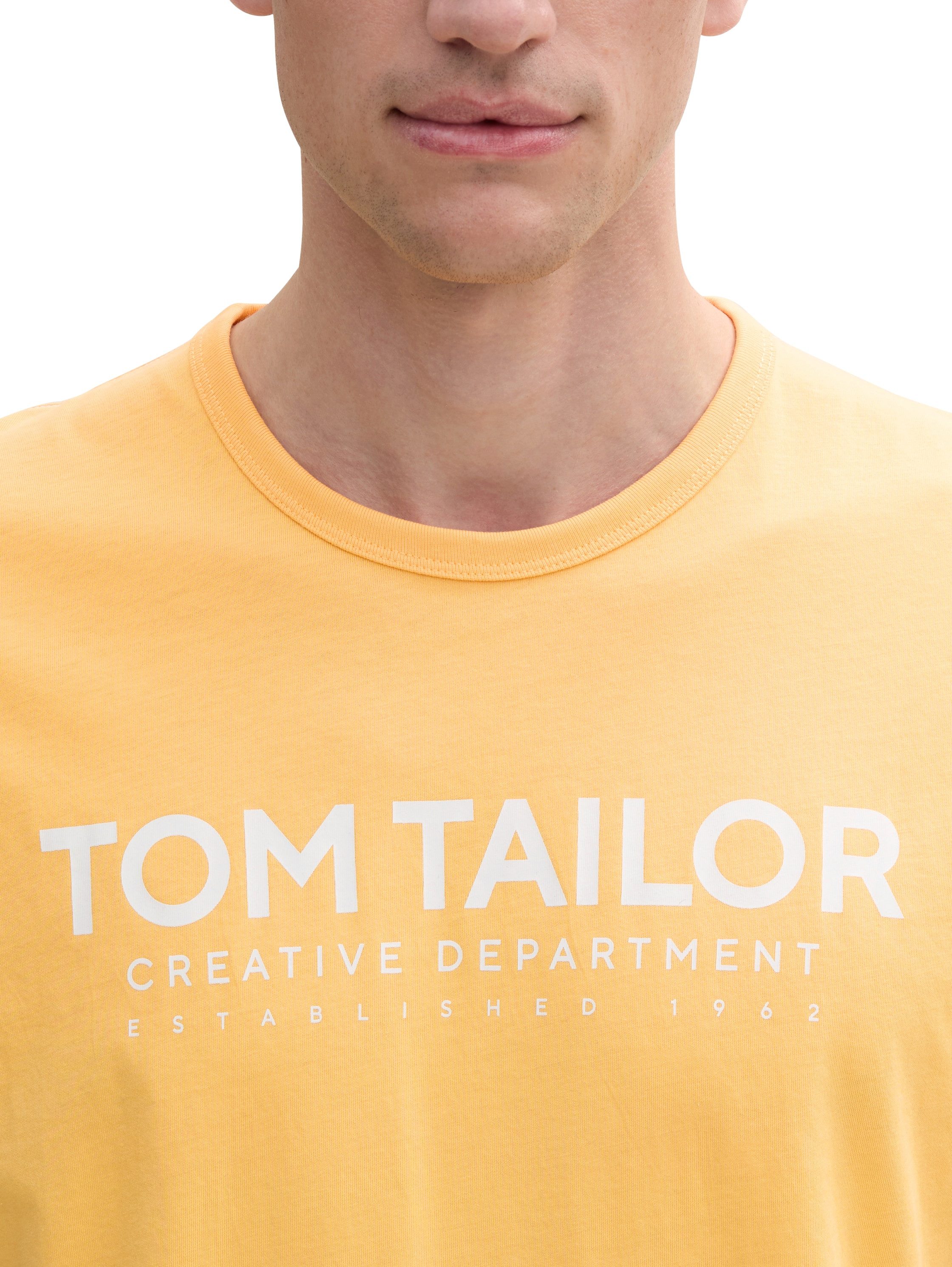 TOM TAILOR Rundhalsshirt mit Logoprint