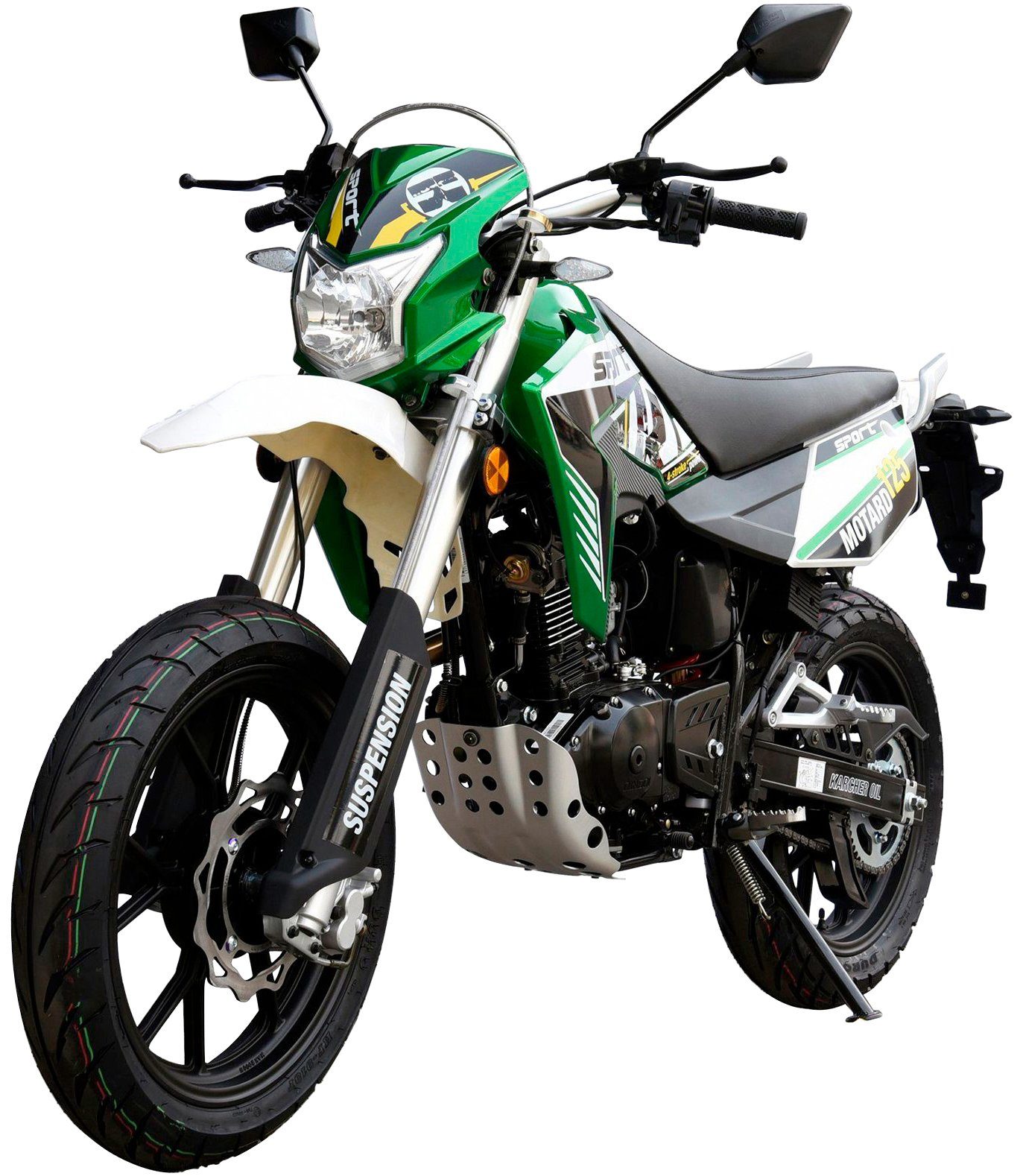 LUXXON Motorrad »Motard 125«, 125 ccm, 99 km/h OTTO