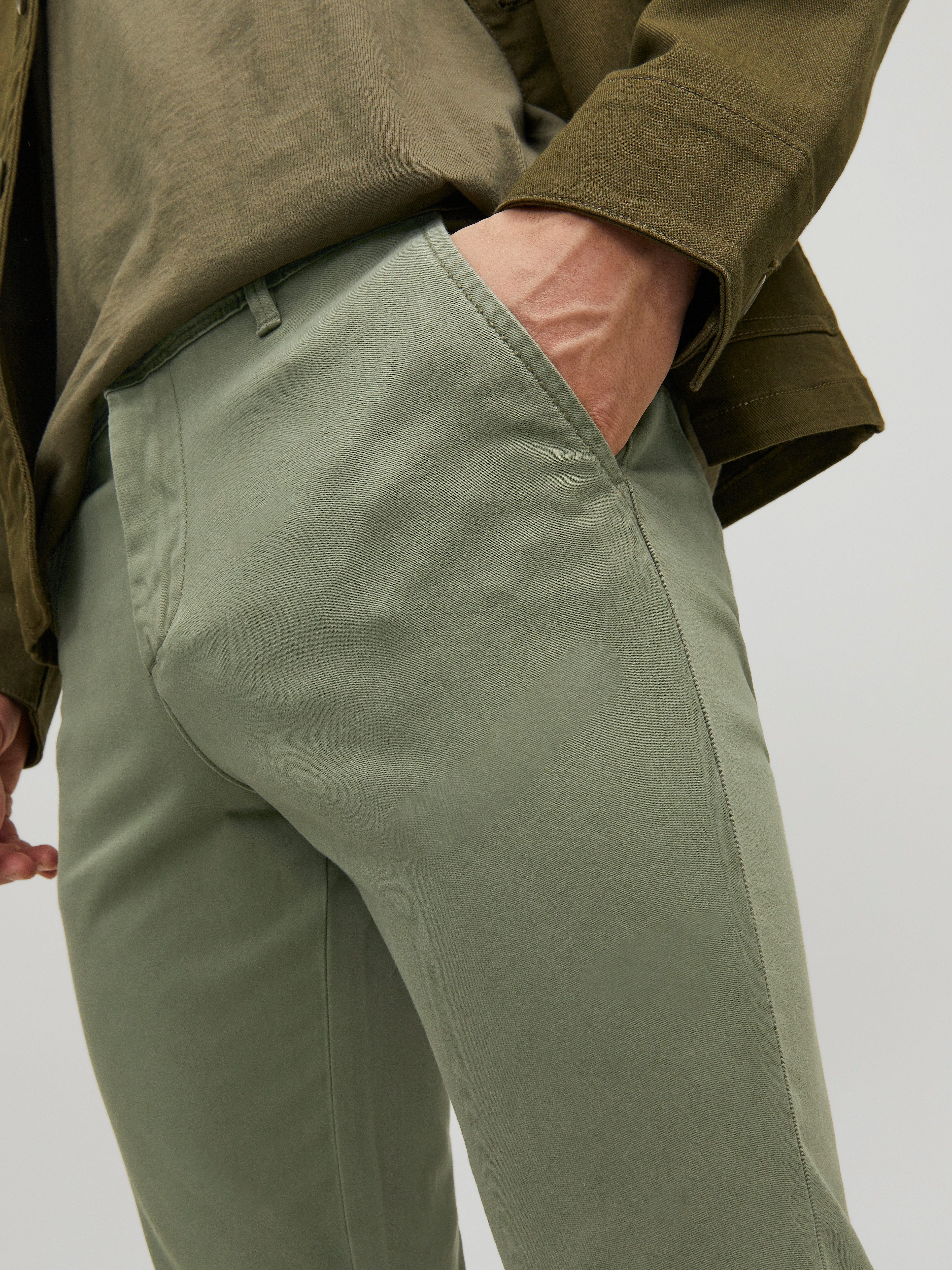 Jack & Jones Chinos JPSTMARCO mit Stretchkomfort und schmalem Bein Baumwollmischung, slim fit