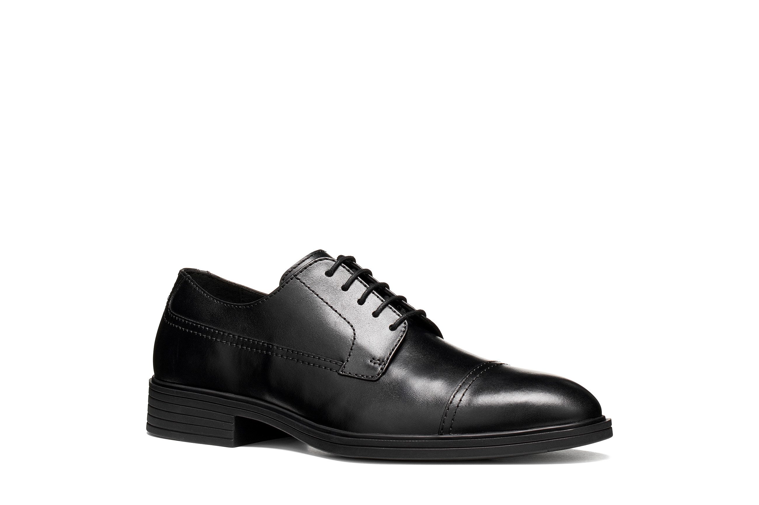 Geox U THORIAN Schnürschuh Anzugschuh, Abendschuh, Businessschuh mit eleganten Ziernähten