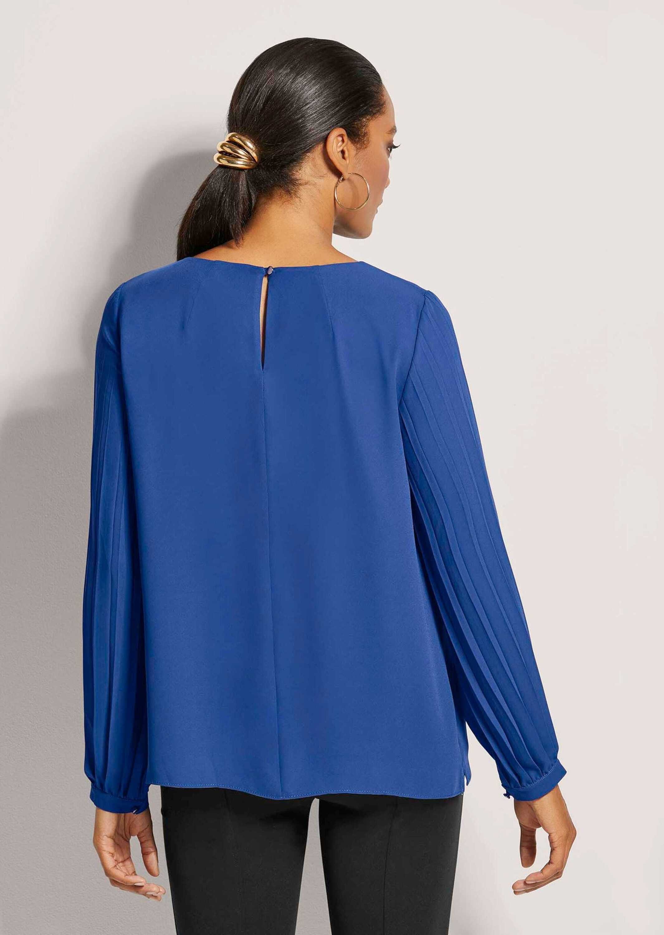 MADELEINE Langarmbluse Bluse zum Schlüpfen