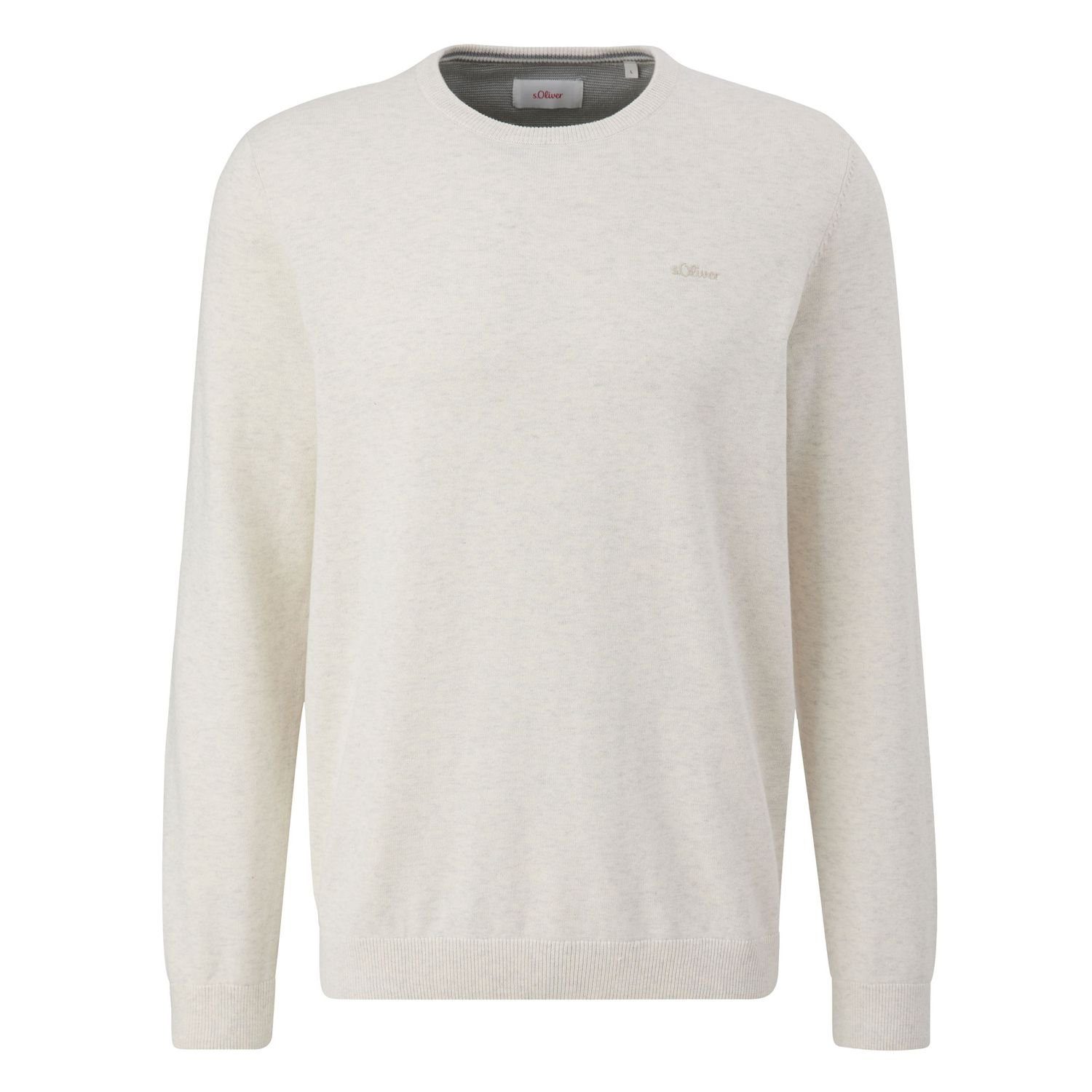 s.Oliver Rundhalspullover Pullover (1-tlg) Rundhals-Ausschnitt, langarm, Lo günstig online kaufen