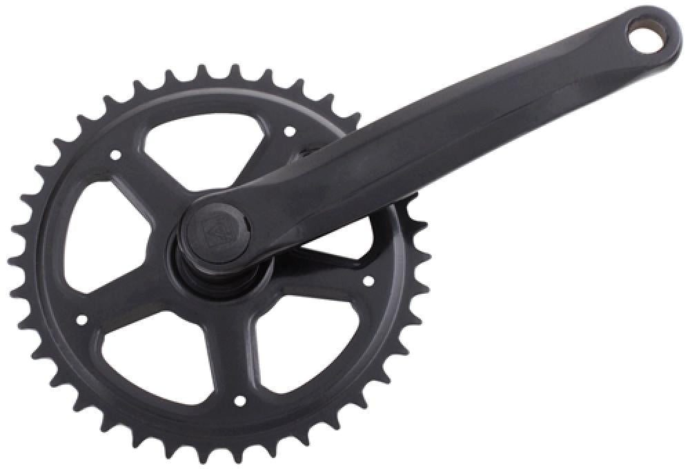 Fahrradkurbel Mijnen Pieper Kurbelgarnituren Kettenblatt 46 Zähne 1-fach schwarz