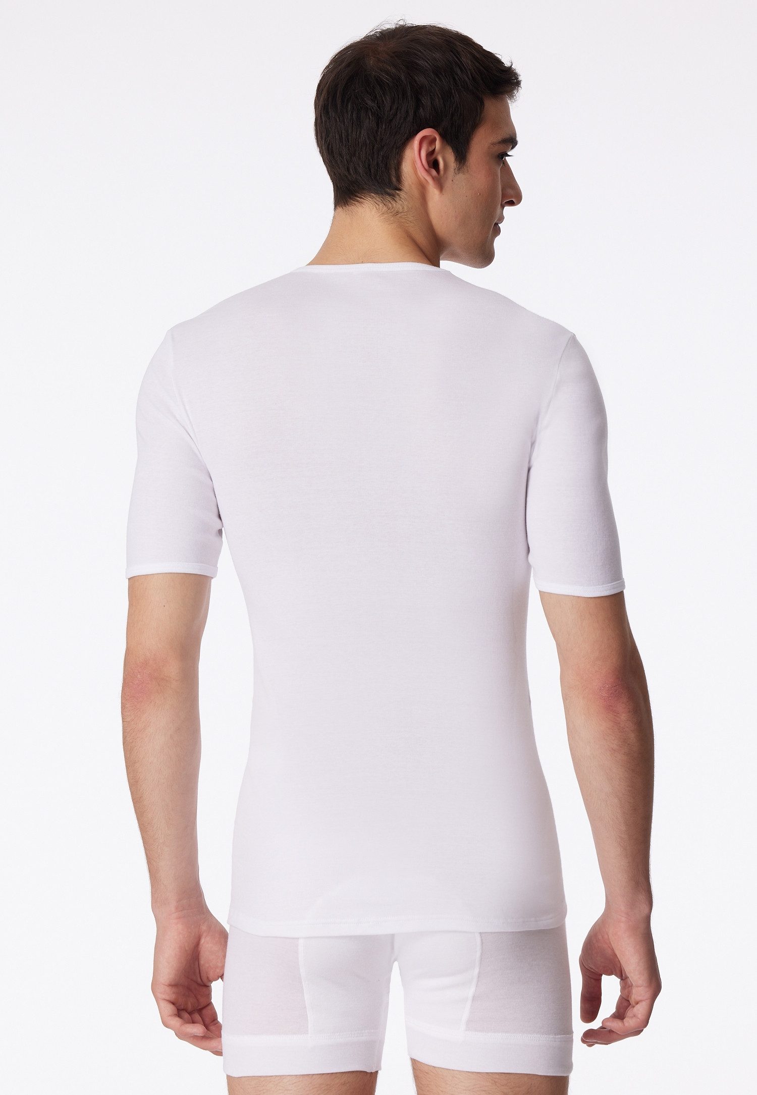 Schiesser Unterziehshirt Original FR Funktionsschnitt mit etwas längerer Rückenpartie – Bild 4 von 5