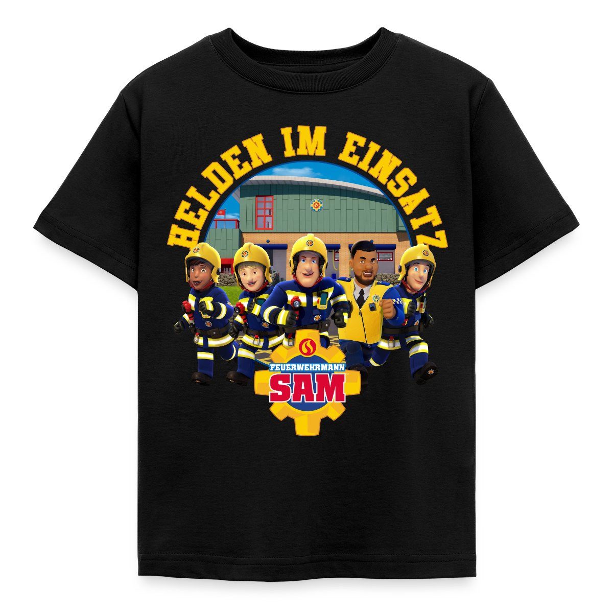 T-Shirt Feuerwehrmann Sam™ Helden Im Einsatz Kinder T-Shirt