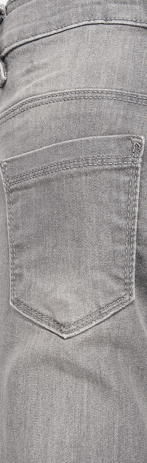 Bundweite BLUE Slim-fit-Jeans Jeggings extra slim denim EFFECT grey schmal