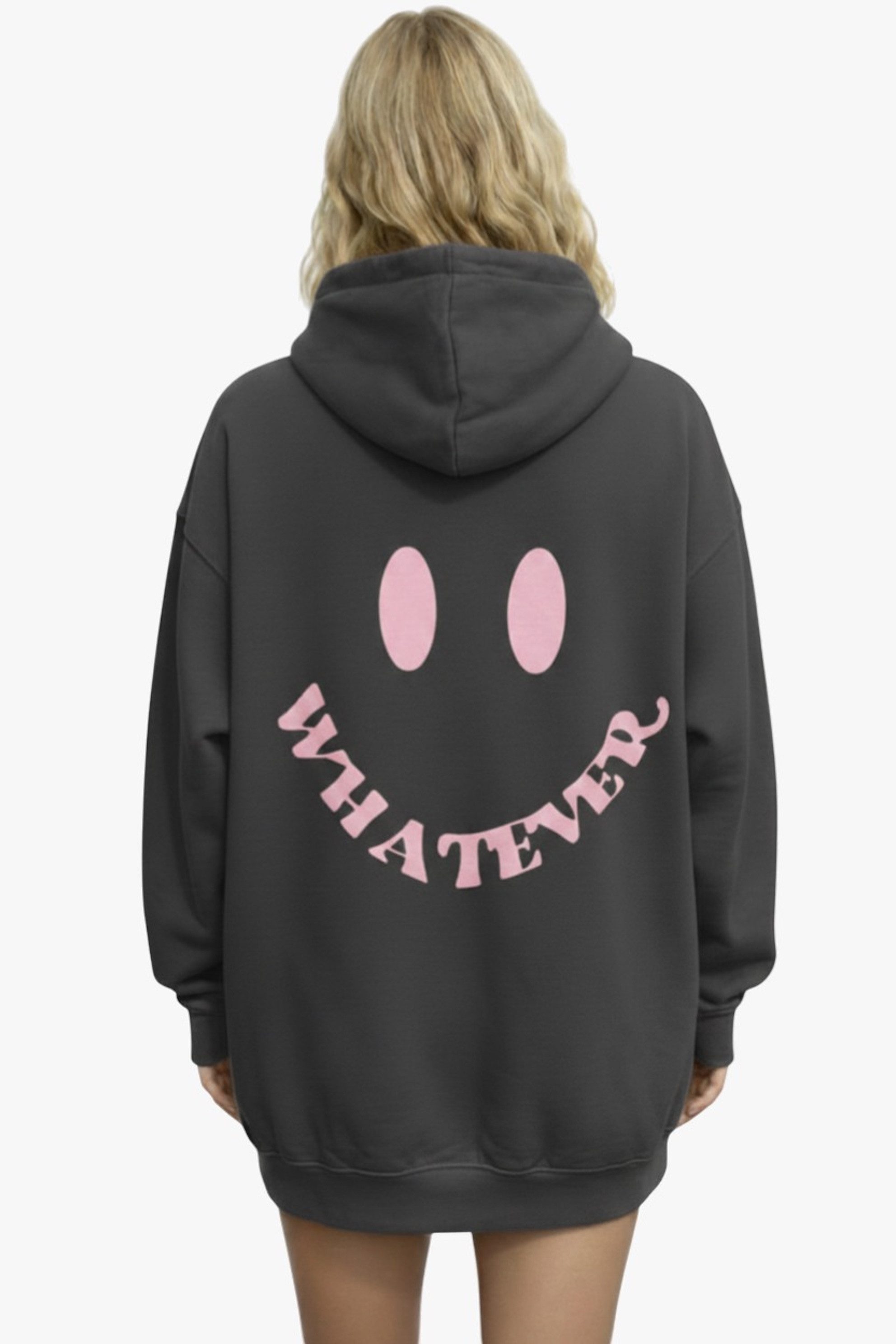 Worldclassca Hoodie Worldclassca Oversized WHATEVER Hoodie Kapuzenpullover günstig online kaufen