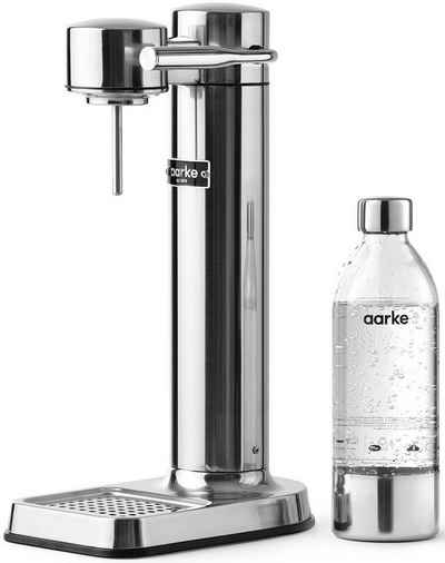 Aarke Wassersprudler Carbonator 3, (Set, 3-tlg., Carbonator 3, PET-Flasche, Reinigungstuch)