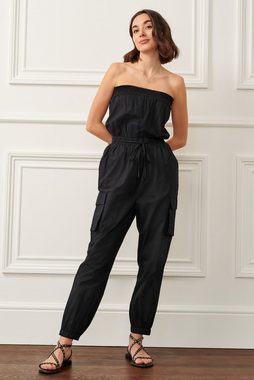 Next Jumpsuit Trägerloser Bandeau-Overall im Cargo-Design (1-tlg)