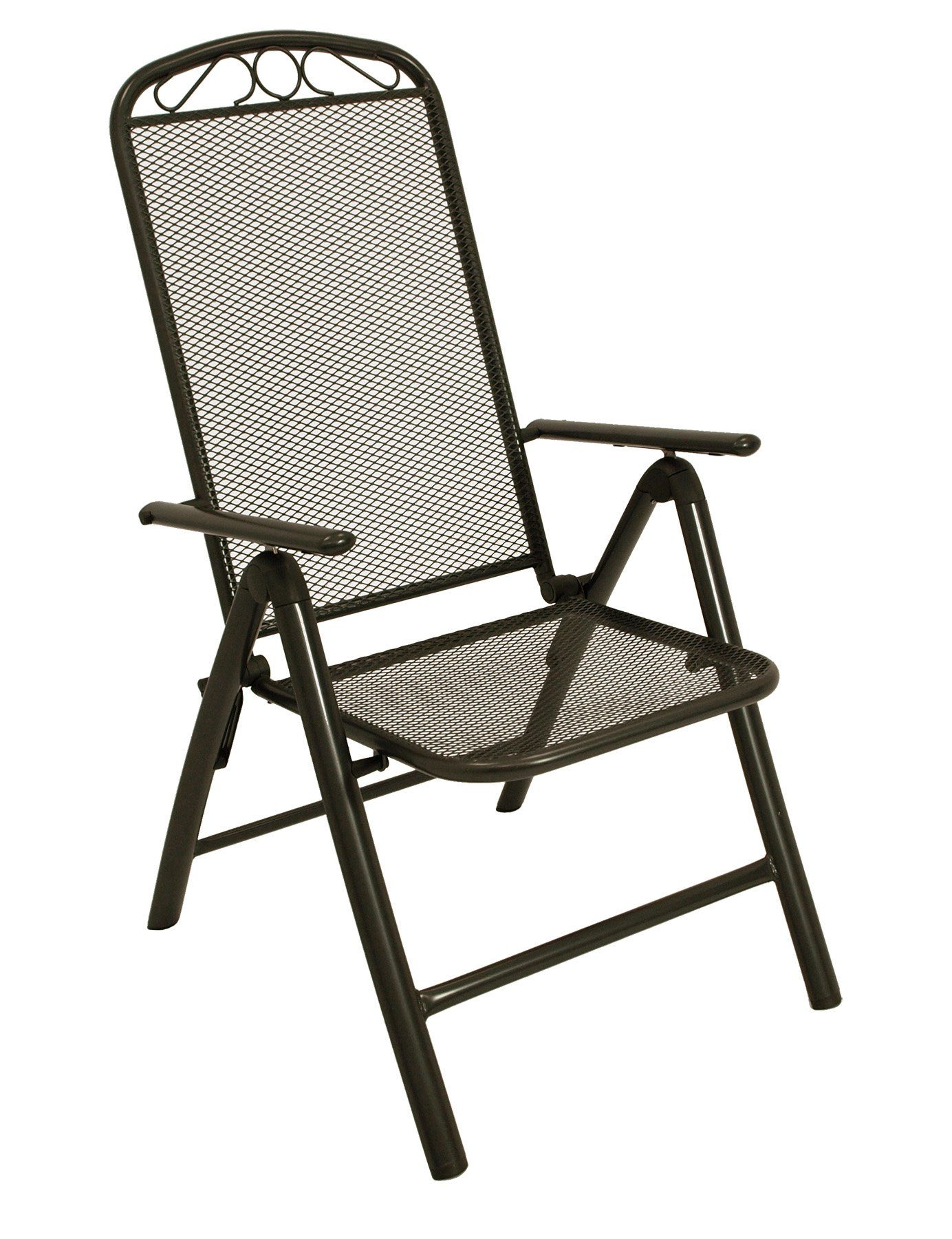 (7-tlg), Sessel DEGAMO und Streckmetall Tisch), 1x (6x CLASSIC, Stahl Garten-Essgruppe anthrazit