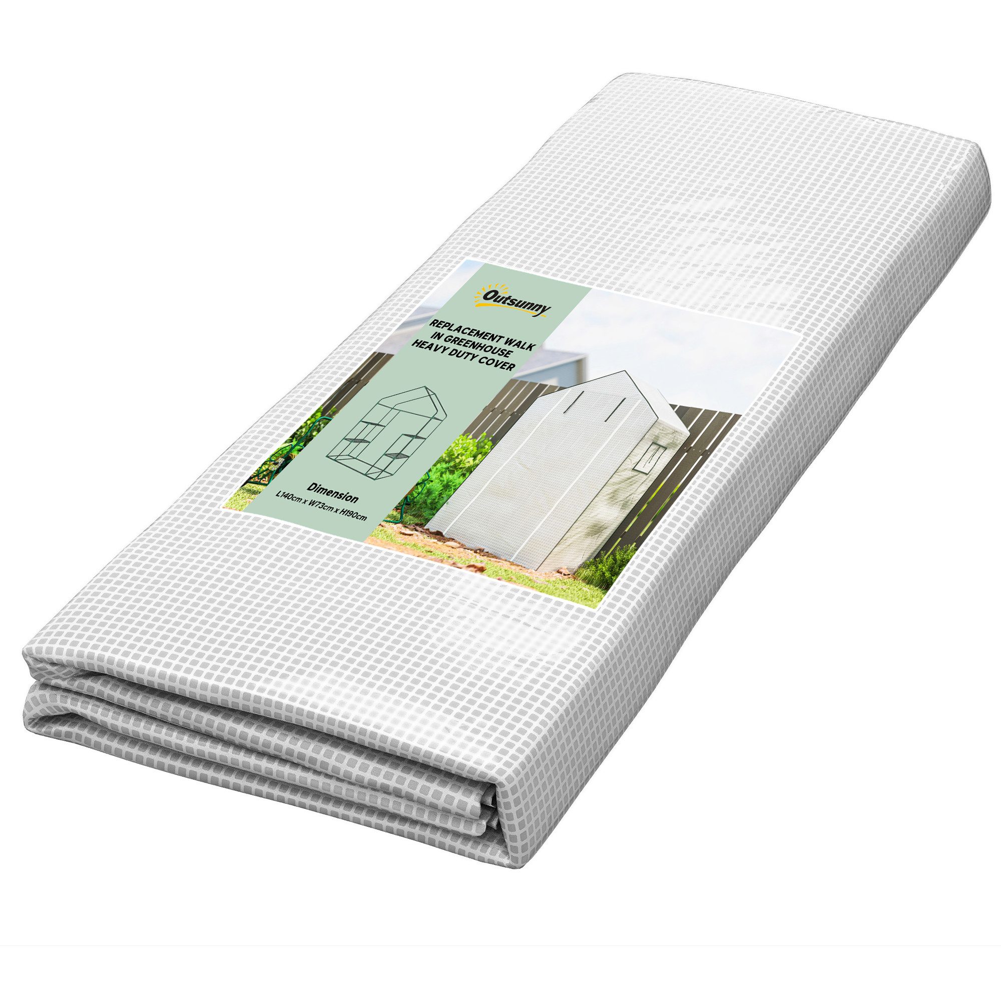 furnicato Foliengewächshaus Ersatzfolie Gewächshaus mit UV-Schutz, Rolltür, günstig online kaufen