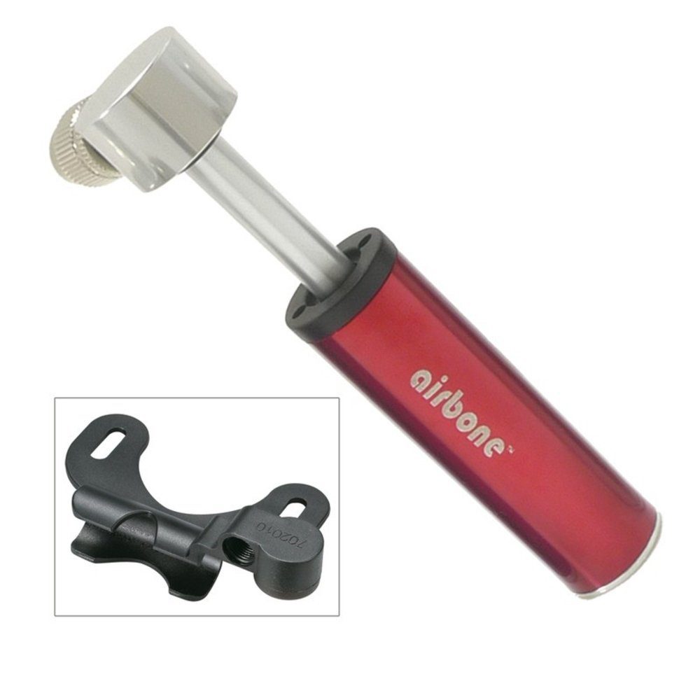 Airbone Luftpumpe Minipumpe Airbone ZT-702 AV, 99 mm, mit Halter