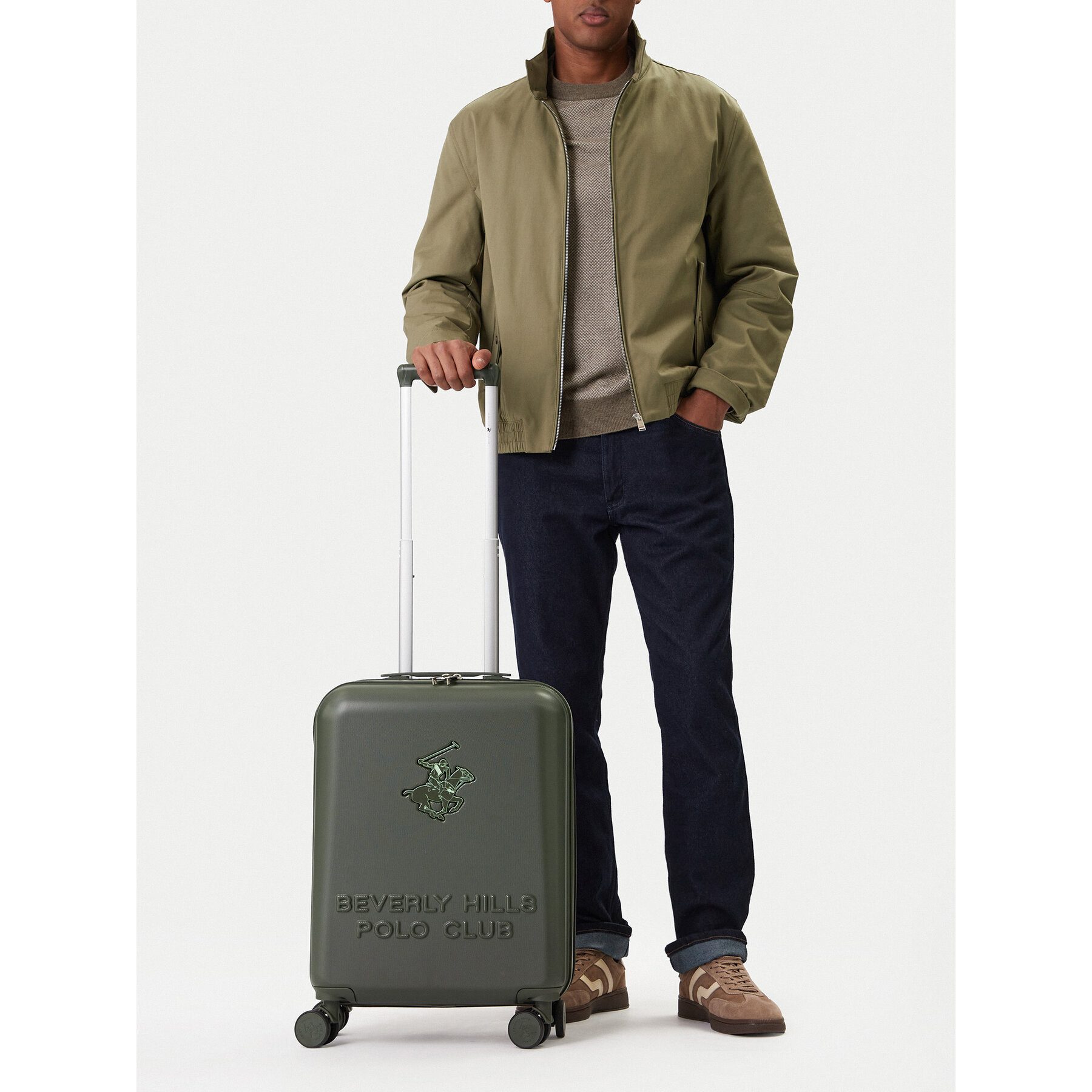 BEVERLY HILLS POLO CLUB Aktentasche Beverly Hills Polo Club Unisex Kabinenkoffer 5907964337959 Khaki