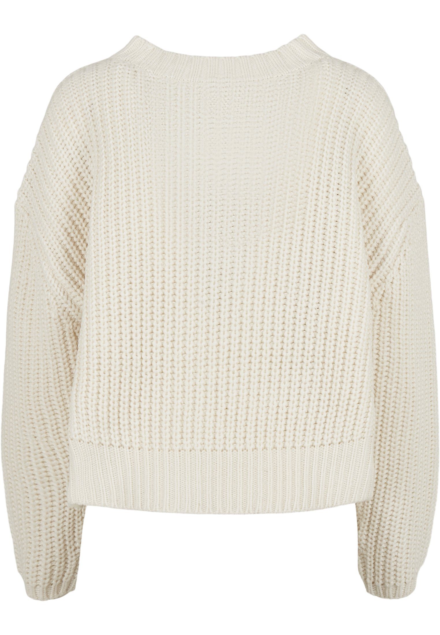 Damen Kapuzenpullover Ladies whitesand Sweater CLASSICS (1-tlg) Wide URBAN Oversize