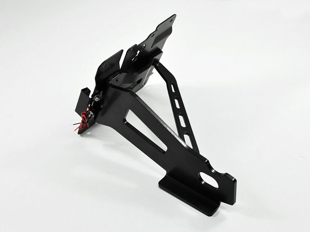 ZIEGER Kennzeichenhalter seitlich Kennzeichenhalter kompatibel mit Harley Davidson Sportster 88