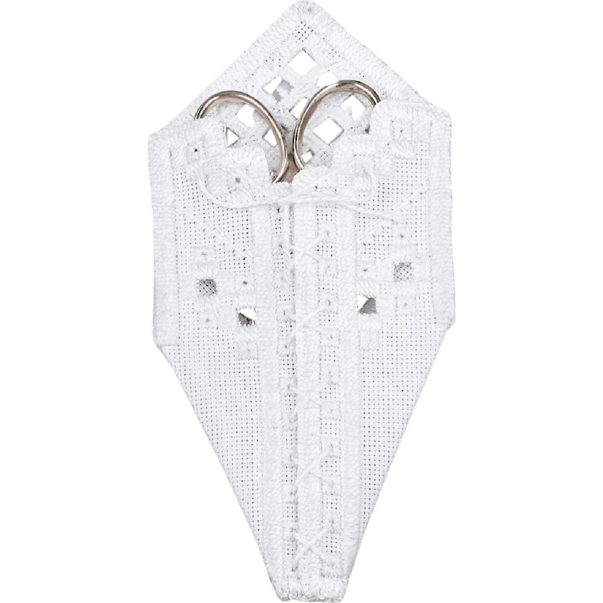 Permin Kreativset Permin Hardanger Scherenetui Stickpackung "Saxfodral", Zählmuster, ..., (embroidery kit by Marussia)