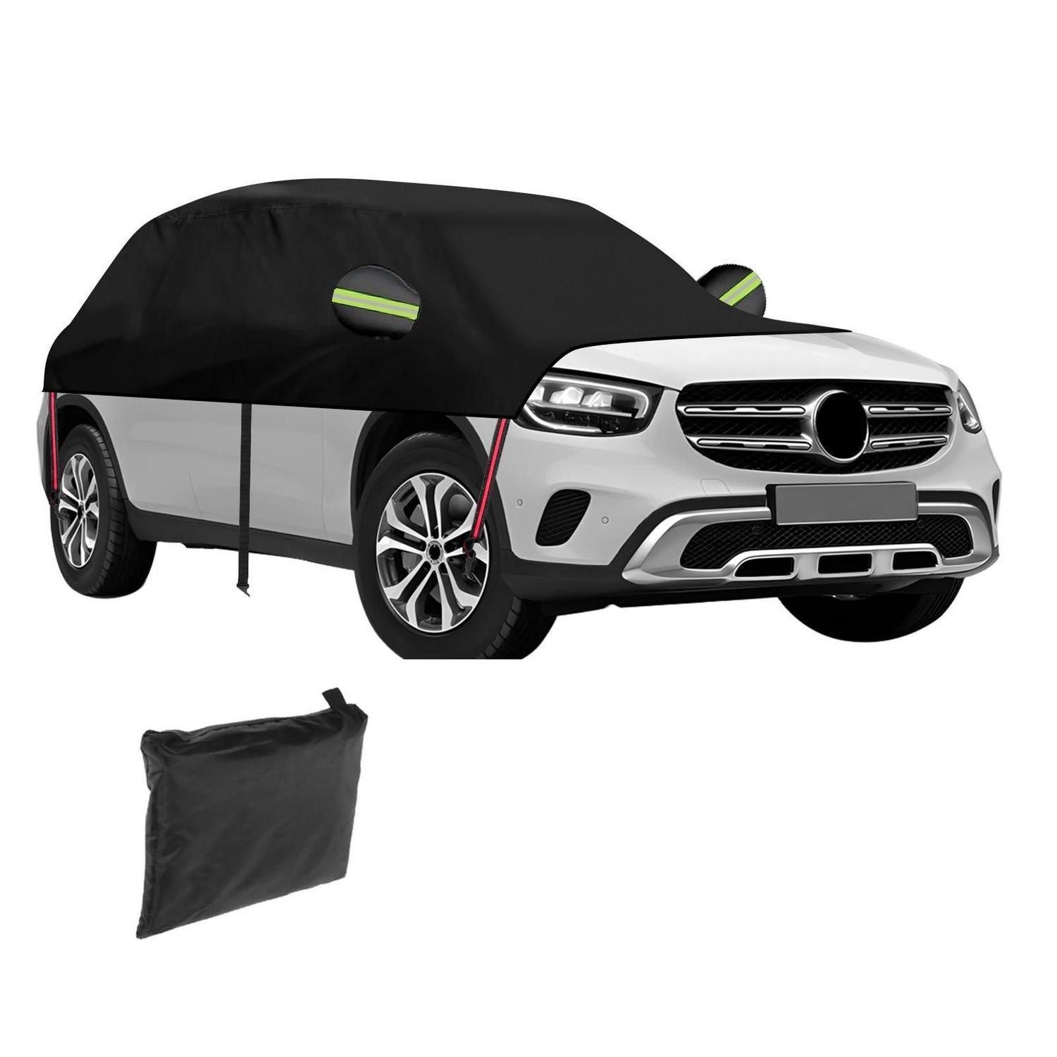 LuxusKollektion Autoplane Halbgarage 420D Autoabdeckung für Mercedes Benz GLC 2016-2022
