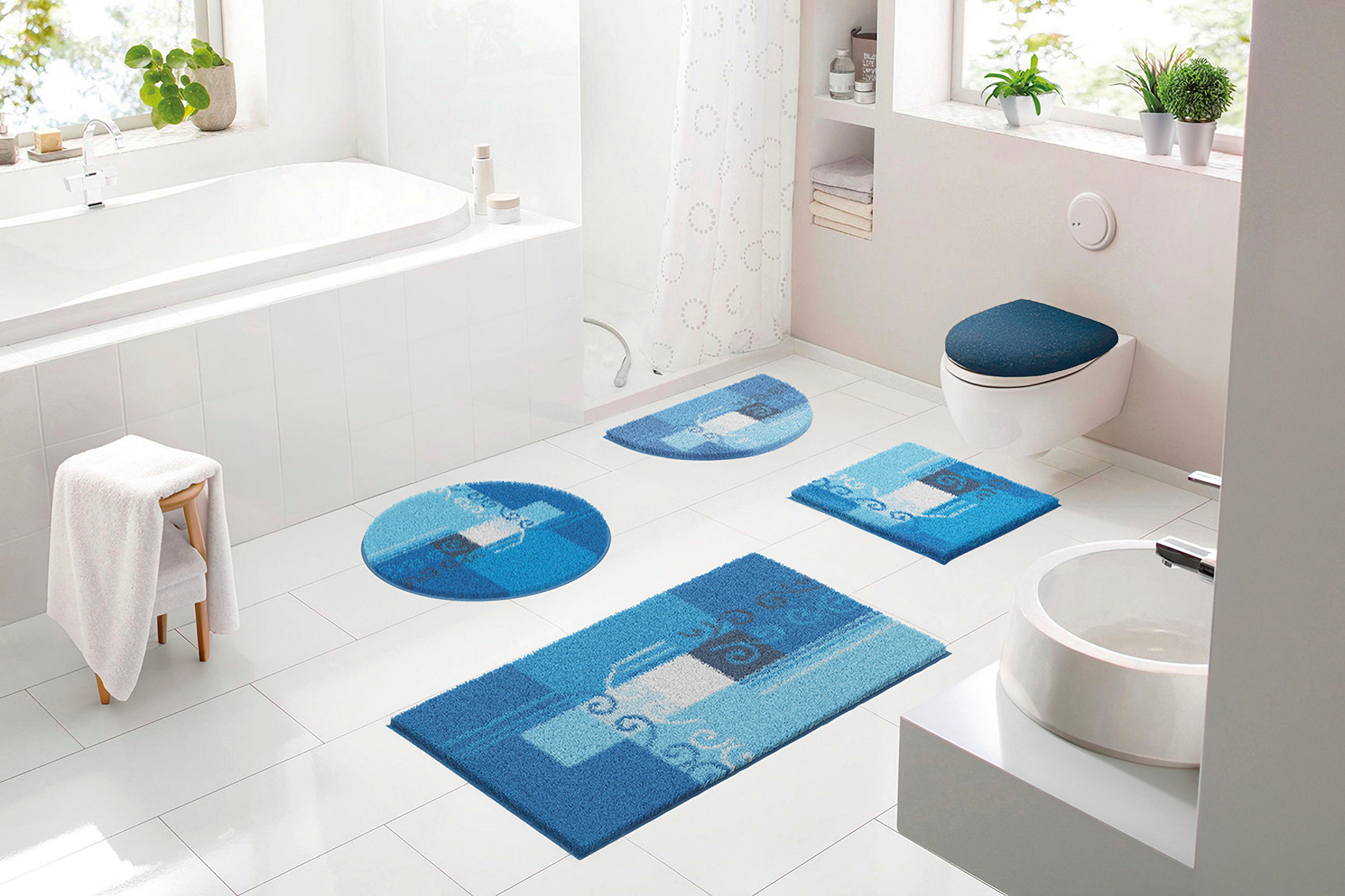 Grund Badematte Frida, Höhe 20 mm, rutschhemmend beschichtet, schnell trock günstig online kaufen