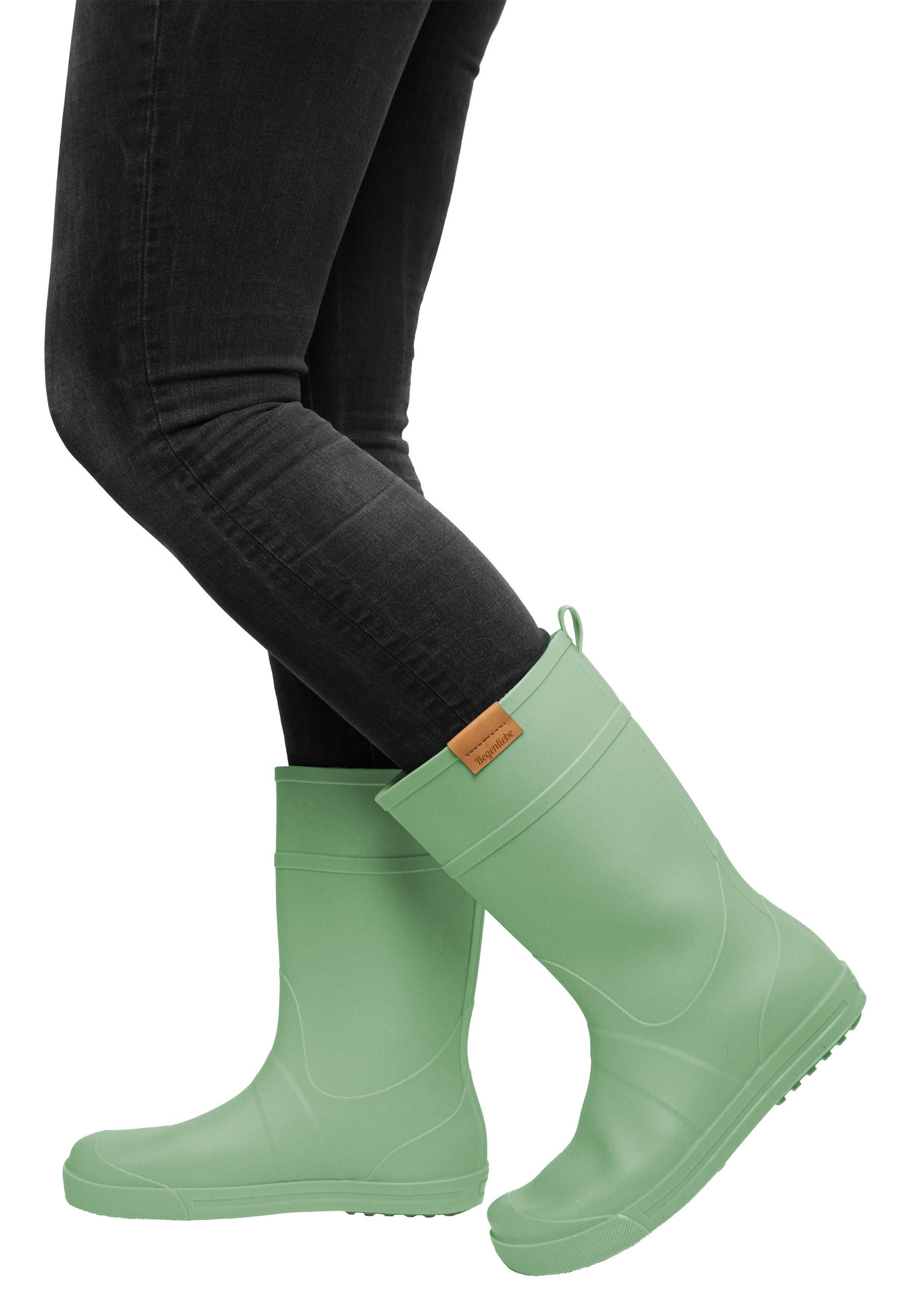 Regenliebe Summer Rain Gummistiefel halbhoch mit rutschfester Laufsohle lei günstig online kaufen