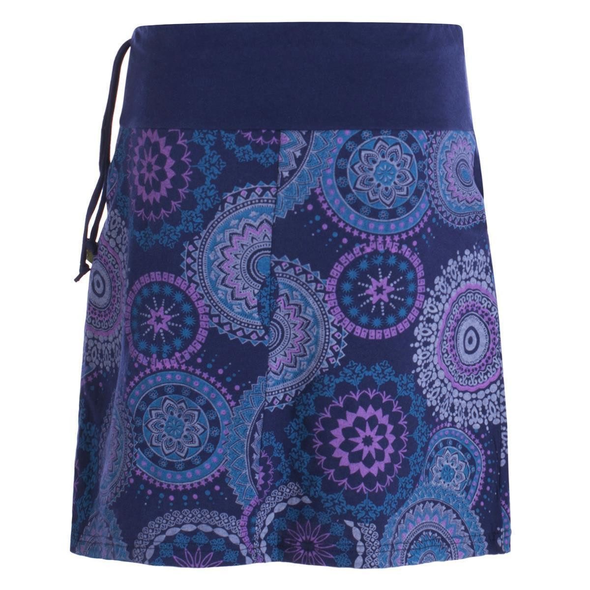 Vishes Minirock Kurzer Damen Baumwoll-Rock Taschen-Rock günstig online kaufen