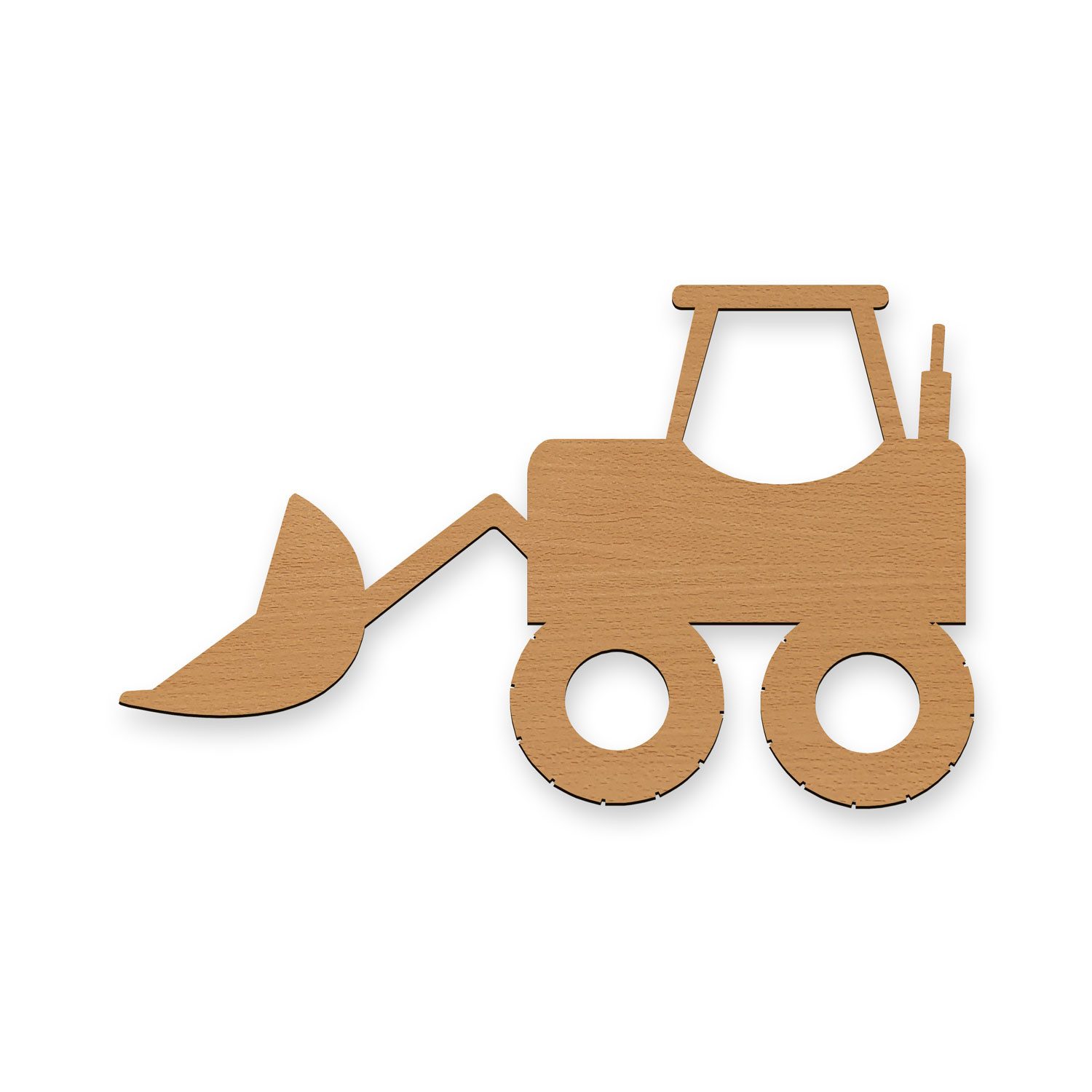 Namofactur LED Nachtlicht Nachtlicht Bagger Kinderzimmer Wanddeko Lampe I MDF Holz, LED fest integriert, Warmweiß