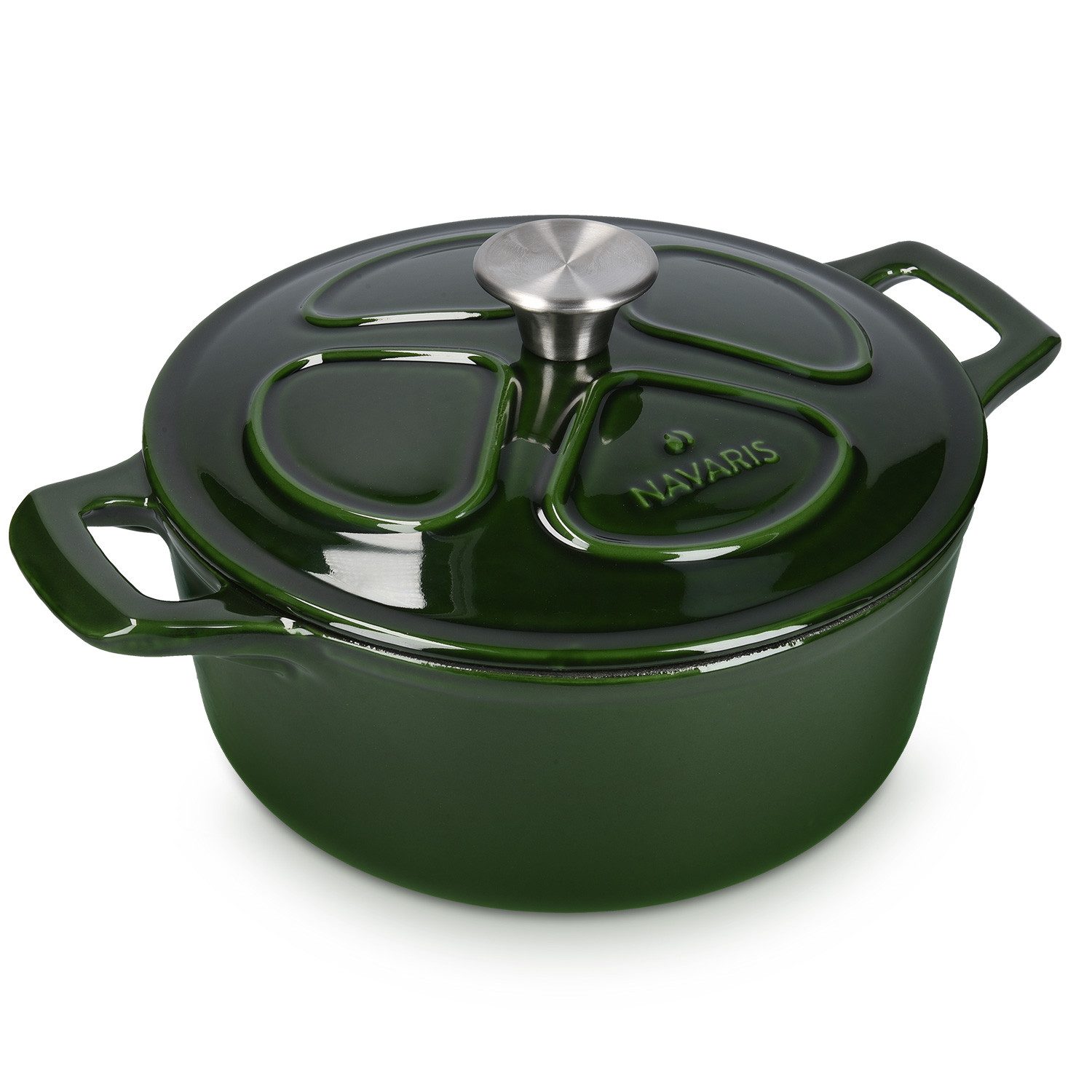 Serviertopf Gusseisen Topf - Gusseisen Bräter - Kochtopf 3,5l - Ø 24cm Schmortopf