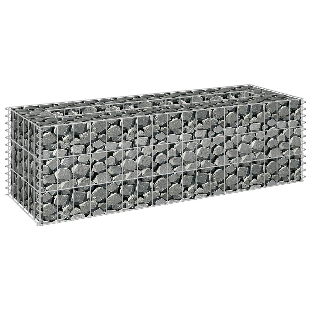 vidaXL Hochbeet Gabionen-Hochbeet Verzinkter Stahl 90×30×30 günstig online kaufen
