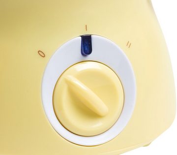 bestron Elektro-Fondue DCM043 Mini-Schokofondue-Set, 0,3 l, inkl. 10xSpieße, 10xGabeln und 1xSpatel, 25Watt, Farbe: Gelb