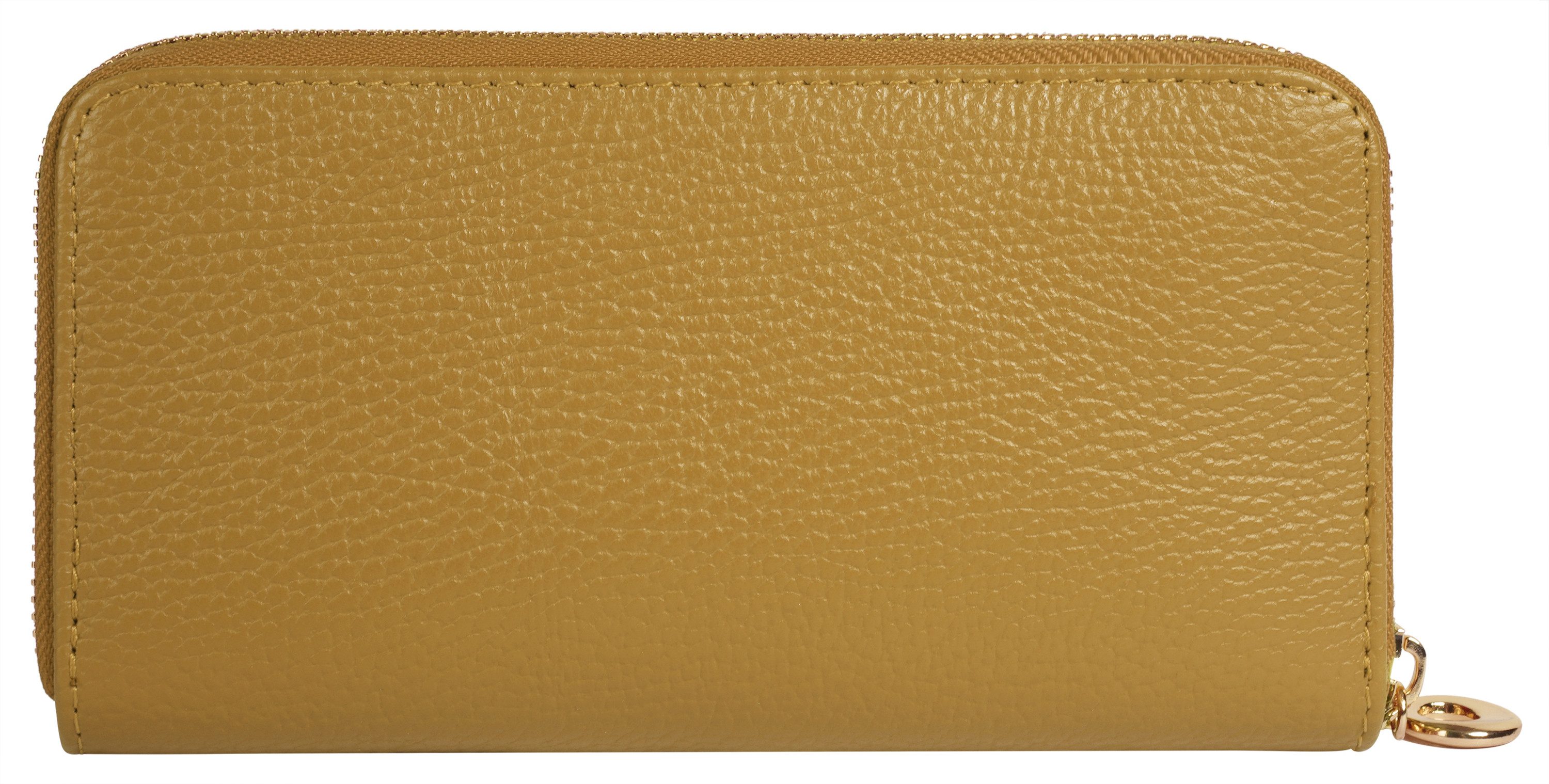 Cluty Geldbörse, echt Leder, Made in Italy