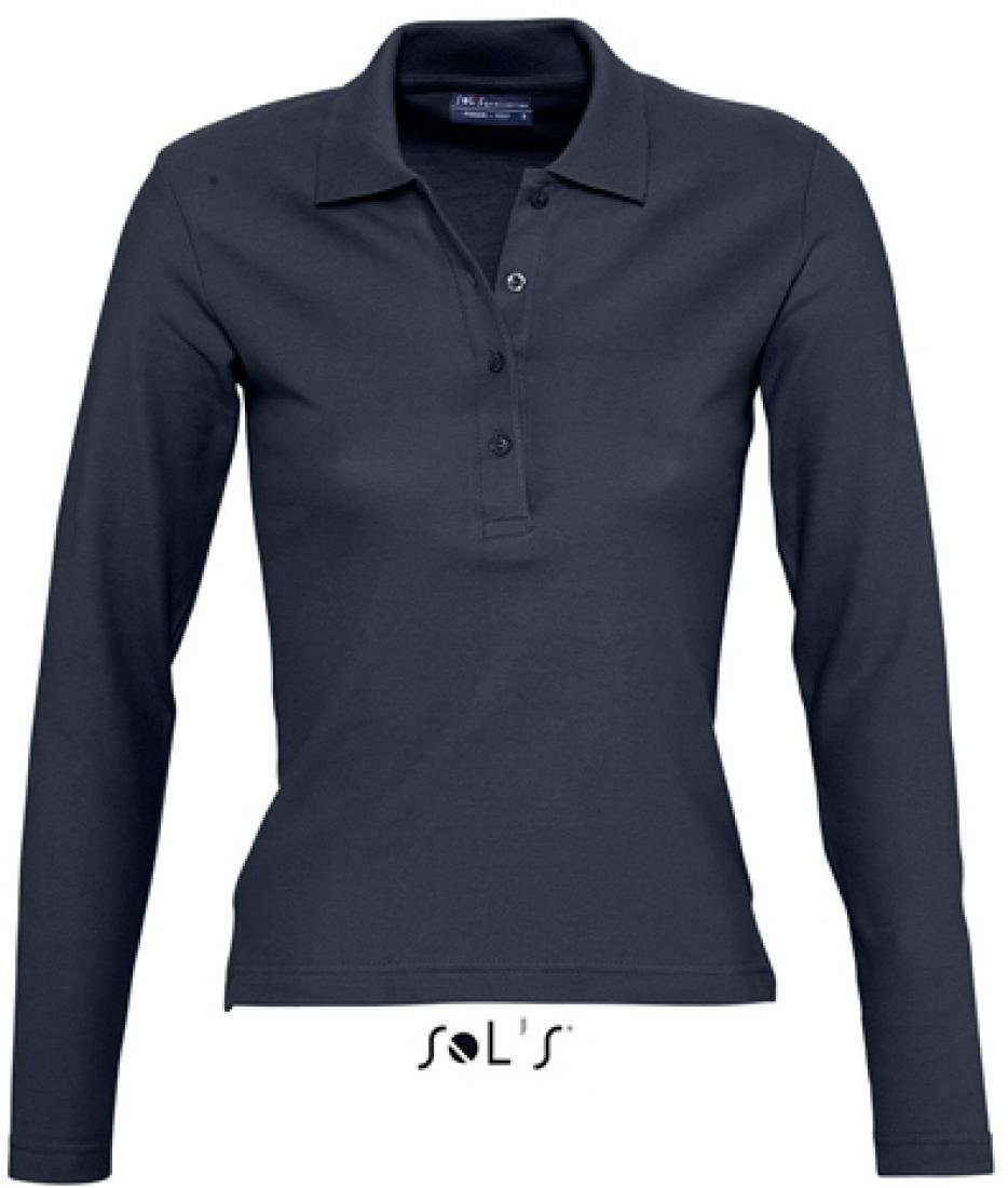 SOLS Langarmshirt Damen Longsleeve Poloshirt Podium günstig online kaufen