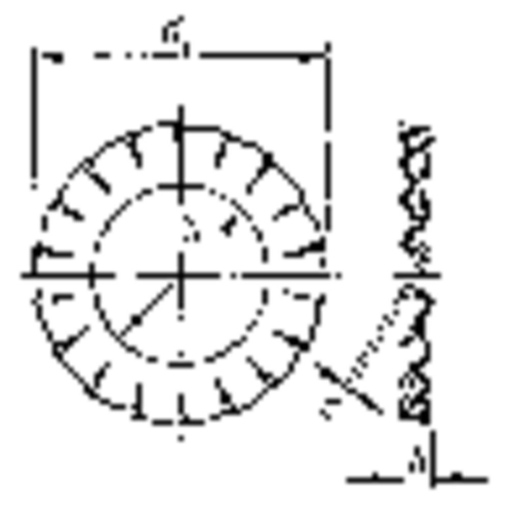 Thumbnail - TOOLCRAFT Unterlegplatte TOOLCRAFT A3,2 D6798 194752 Fächerscheiben Innen-Durchmesser: 3.2 mm M