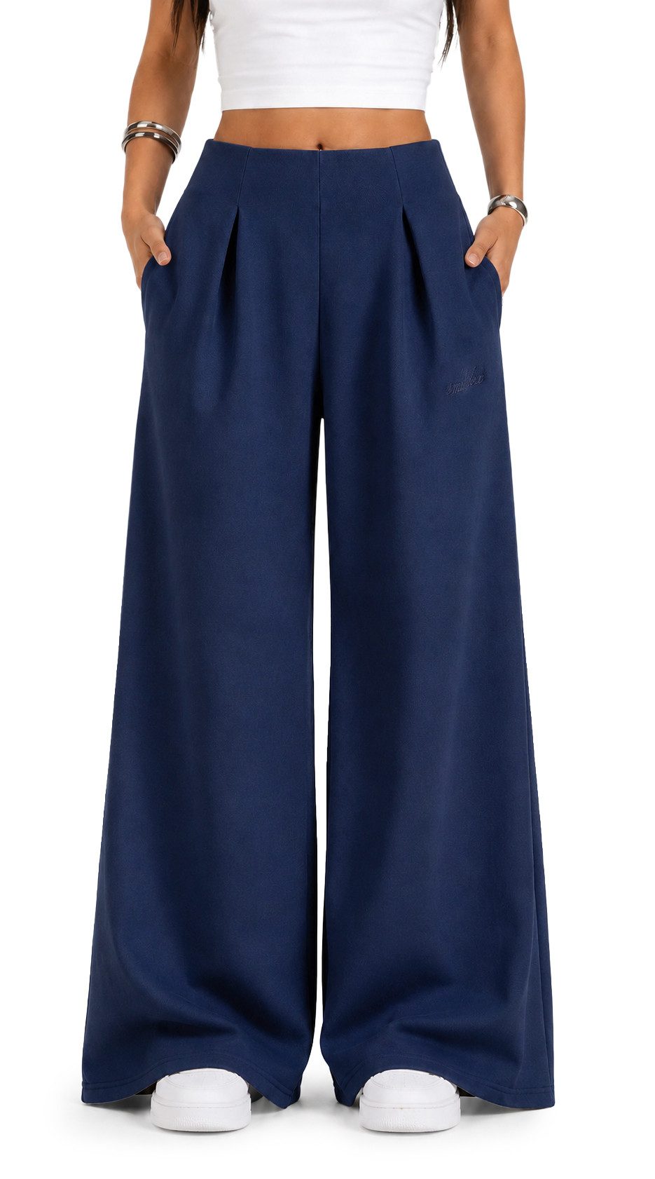 Smilodox Jogginghose Sylva Hose Damen, aus Baumwolle, Loose Fit, Gym & Streetwear Baggy, Komfort, Baumwollmix, weiches Material