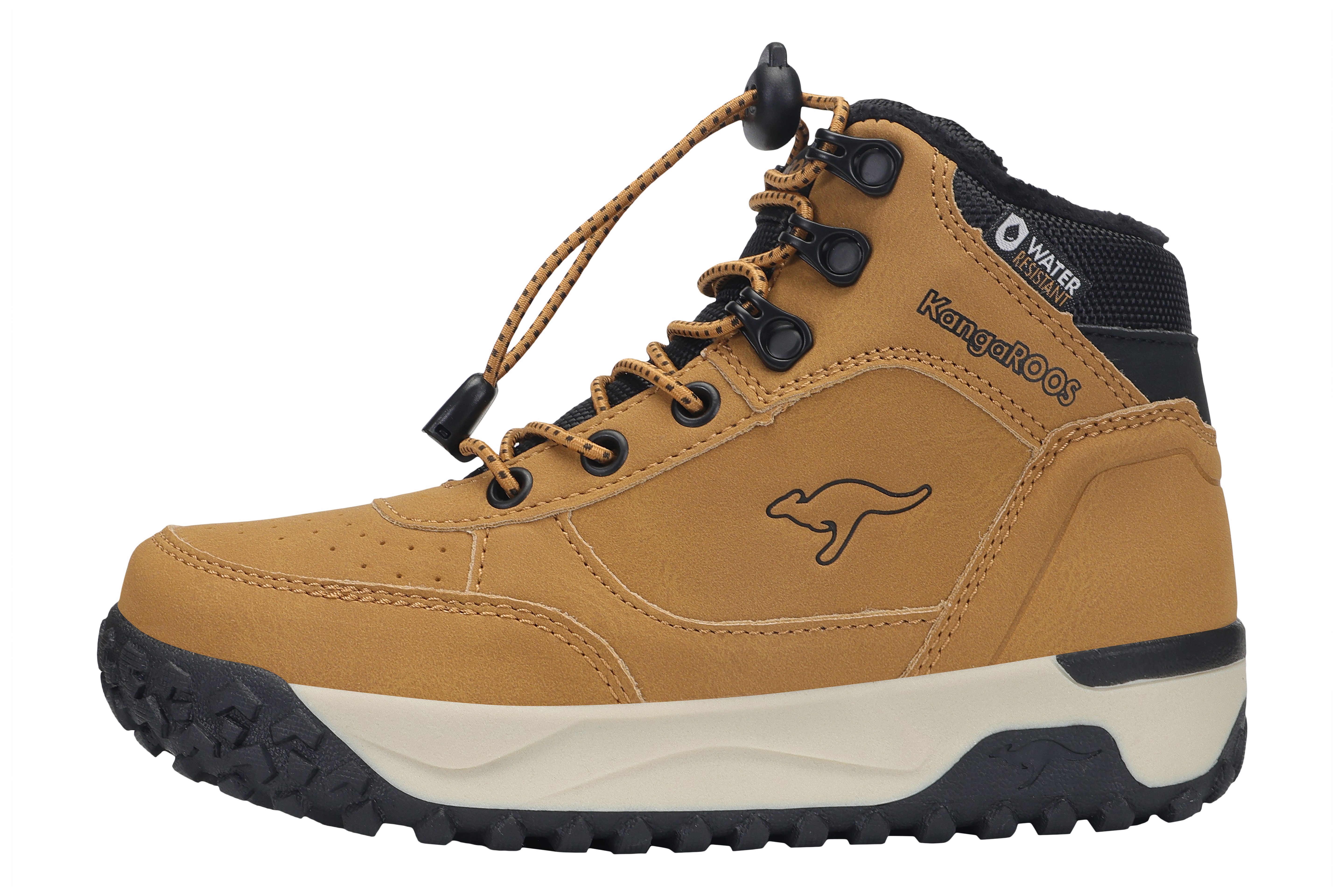 KangaROOS K-NB SAULT RV Schnürboots (für Kinder & Jugendliche) Winterschuhe, Winterboots, Schnürstiefel, Winterstiefel