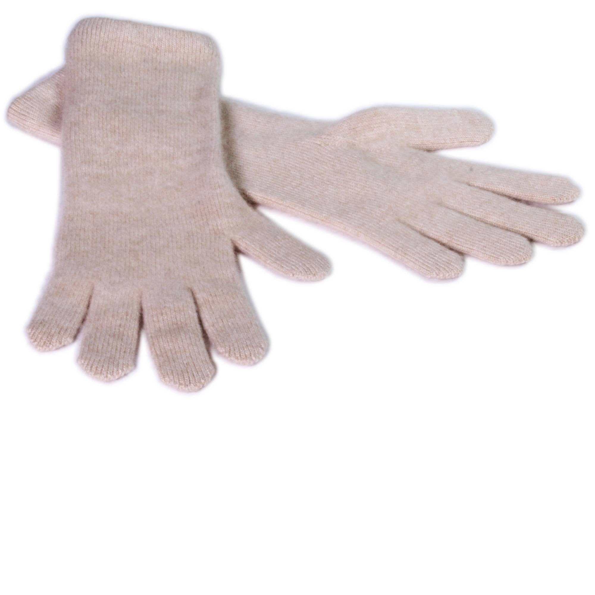 Tumelo Strickhandschuhe Handschuhe 100% Kaschmir DamenBeige