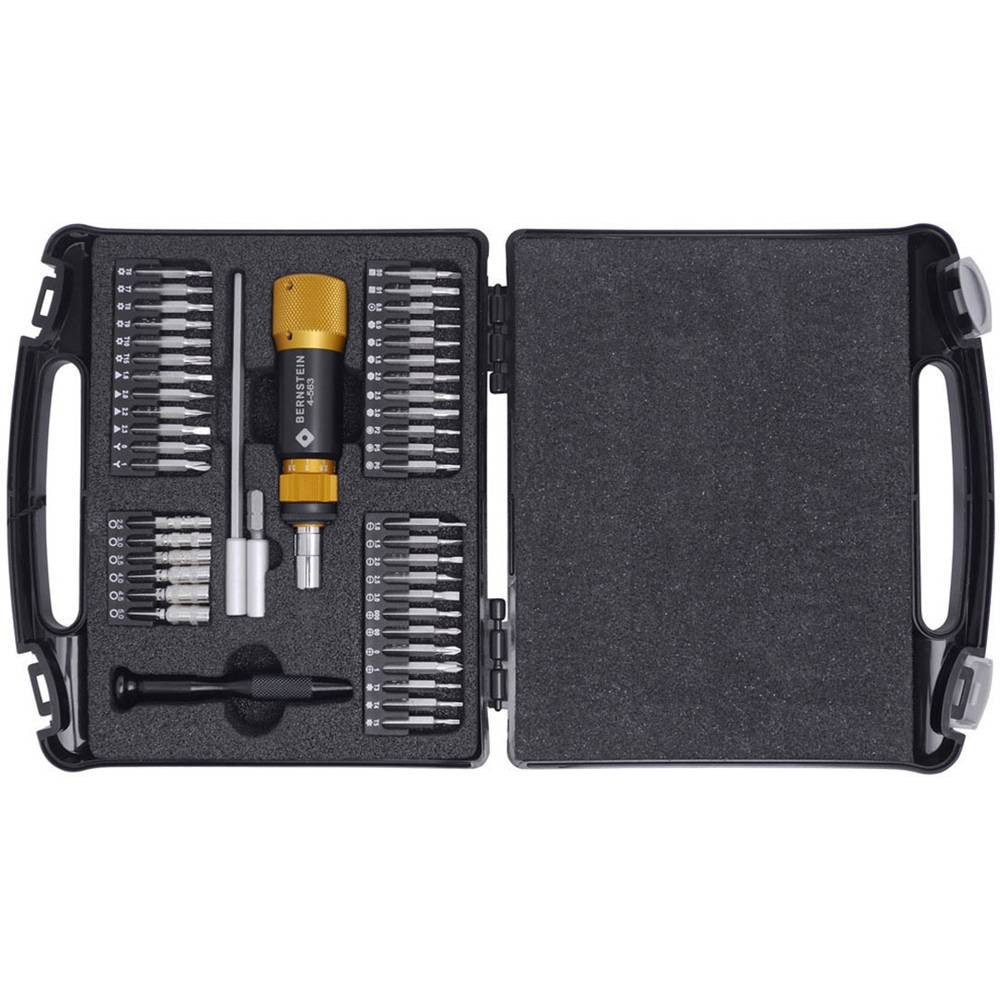 BERNSTEIN TOOLS FOR ELECTRONICS Bit-Set Bit-Satz mit Drehmomentschraubendreher und Adapter 4-930