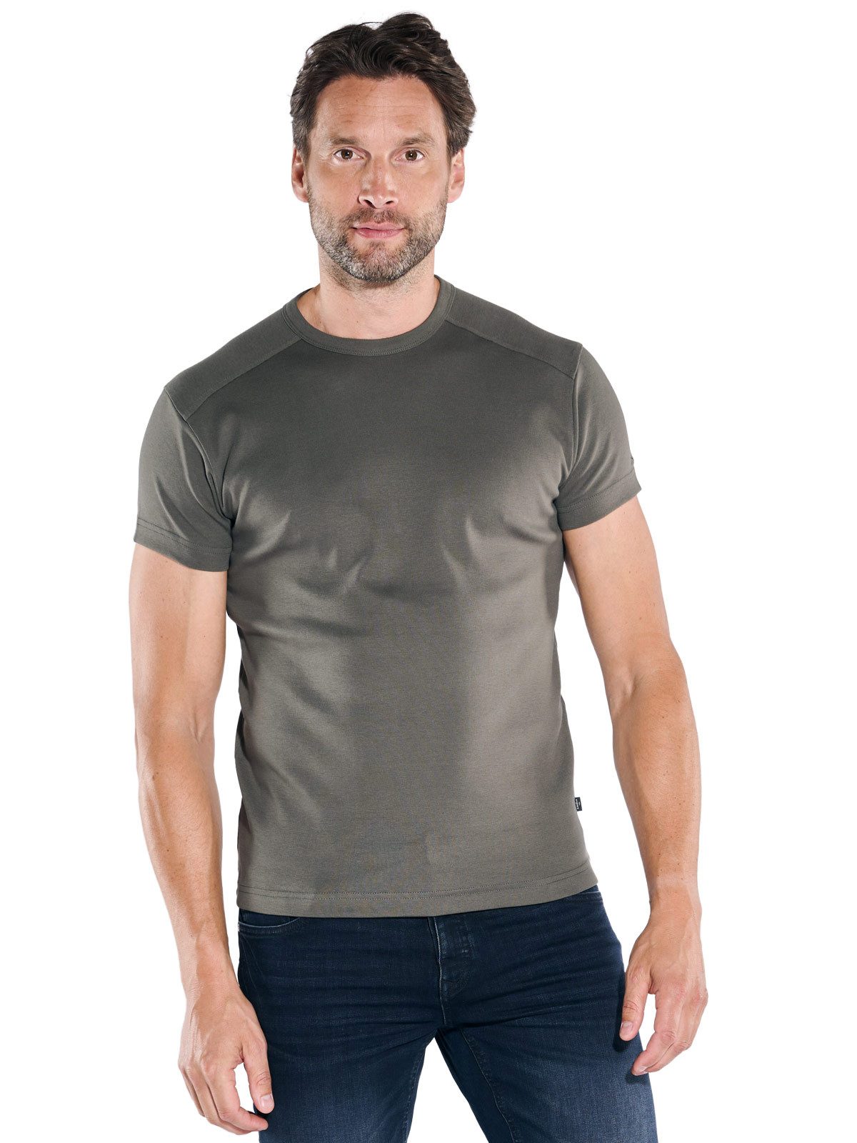 Engbers T-Shirt engbers Herren Basic-Shirt "My Favorite" organic, Dunkelbra günstig online kaufen