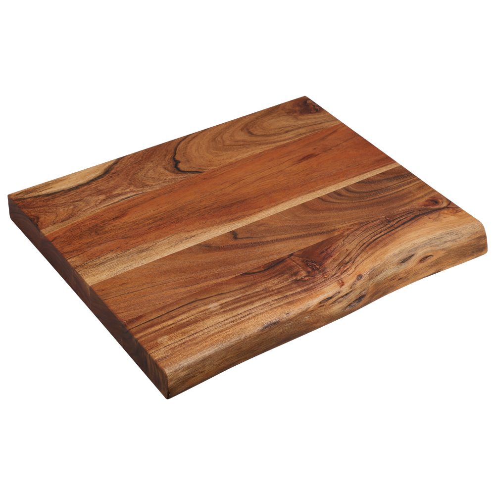 KESPER® Schneidebrett Tranchierbrett, Akazie, FSC® zertifiziert, Massivholz, (1-St), messerschonend