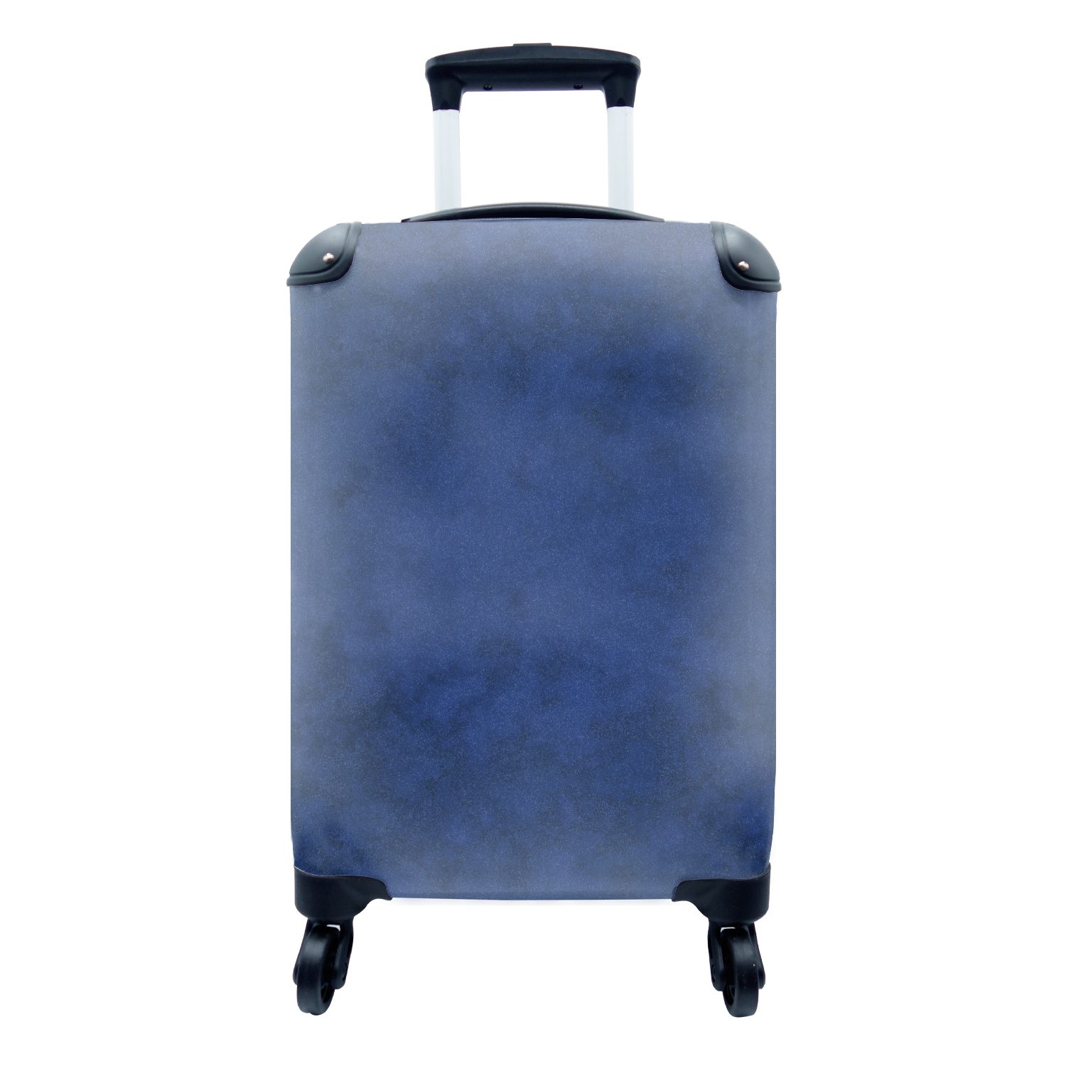 MuchoWow Handgepäckkoffer Farbe - Muster - Abstrakt - Blau, 4 Rollen, Reisetasche mit rollen, Handgepäck für Ferien, Trolley, Reisekoffer | Handgepäck-Koffer