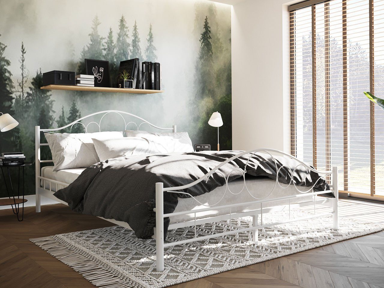 MIRJAN24 Metallbett Noremi (Bettgestell mit Lattenrost), günstig online kaufen